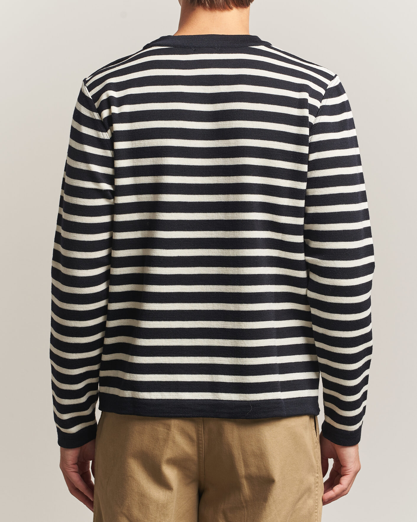 Heren | Truien | S.N.S. Herning | Naval Crew Neck Navy/White