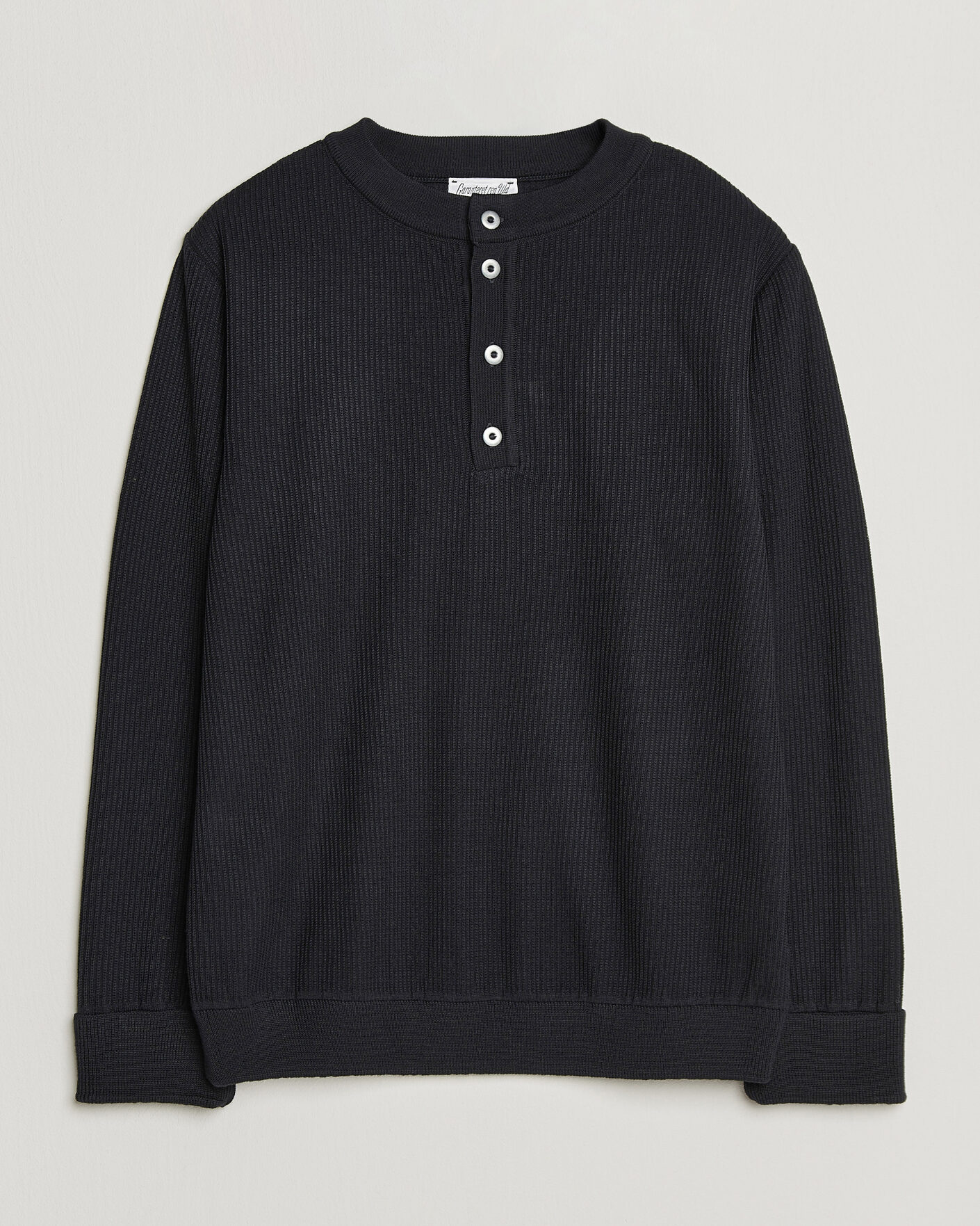 Heren | Truien | S.N.S. Herning | Stamina Rib Henley Navy Blue