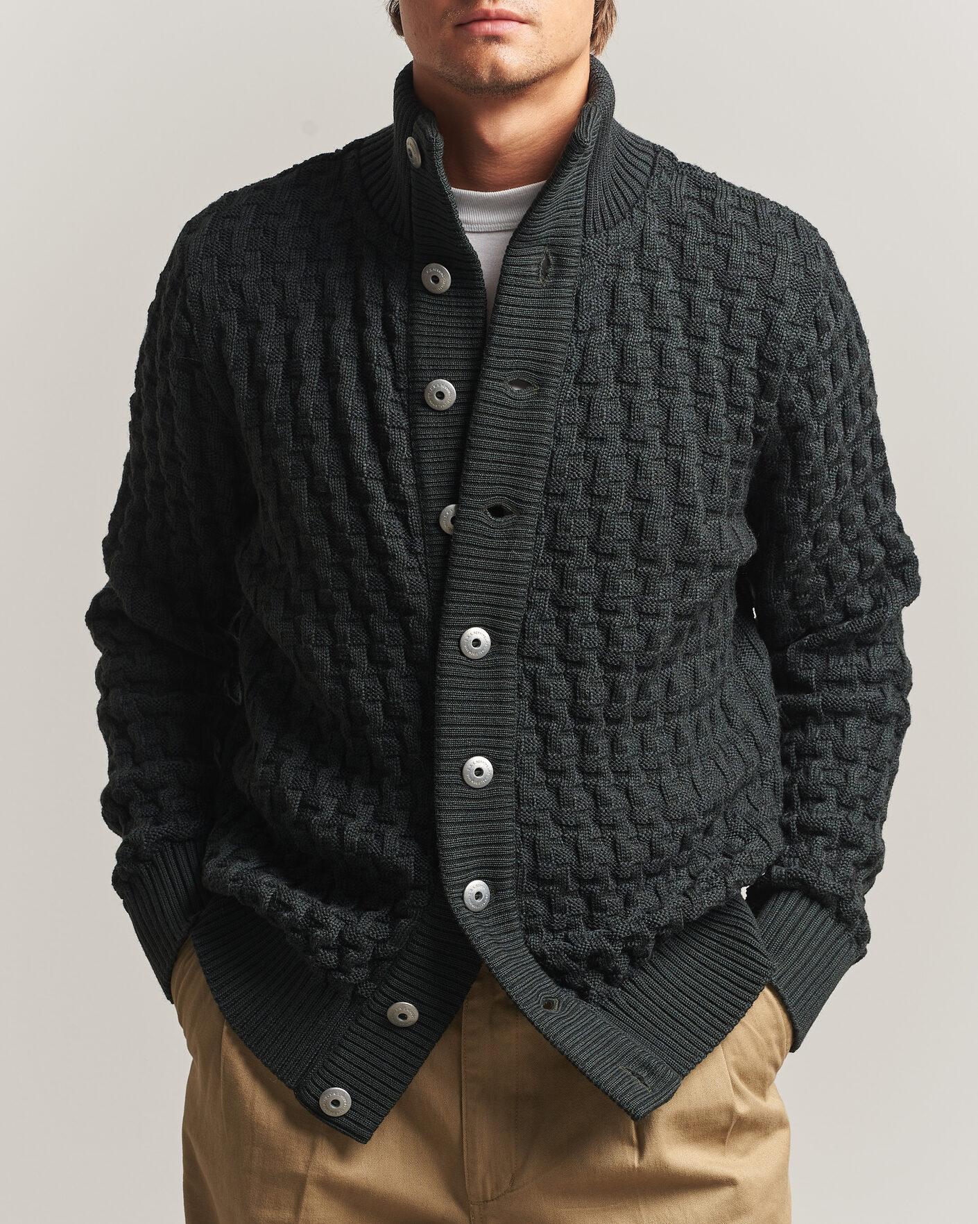 Heren | Truien | S.N.S. Herning | Stark Cardigan Terrain Green