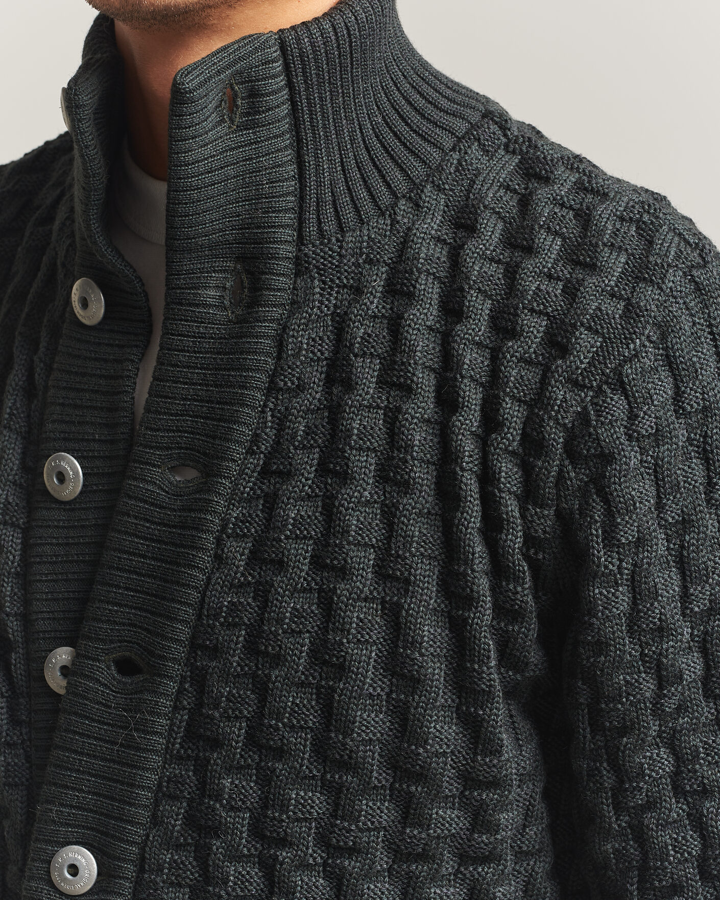 Heren | Truien | S.N.S. Herning | Stark Cardigan Terrain Green