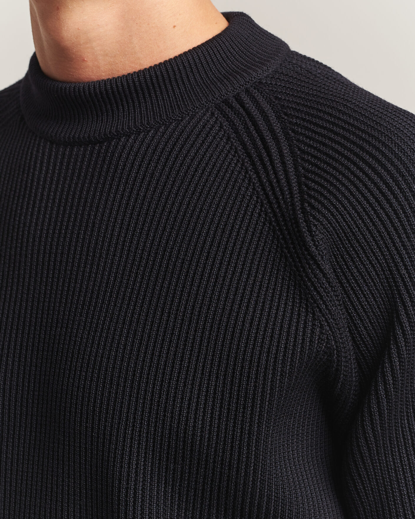 Heren | Truien | S.N.S. Herning | Render Mock Neck Navy Blue