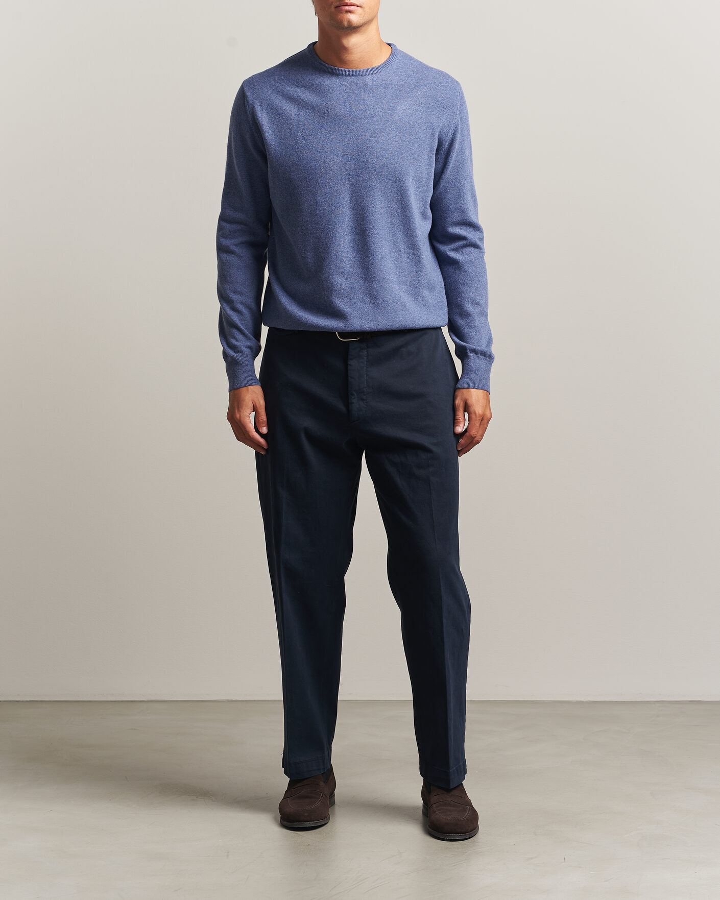 Heren | Truien | Morgano | Wool/Cashmere Crewneck Jeans