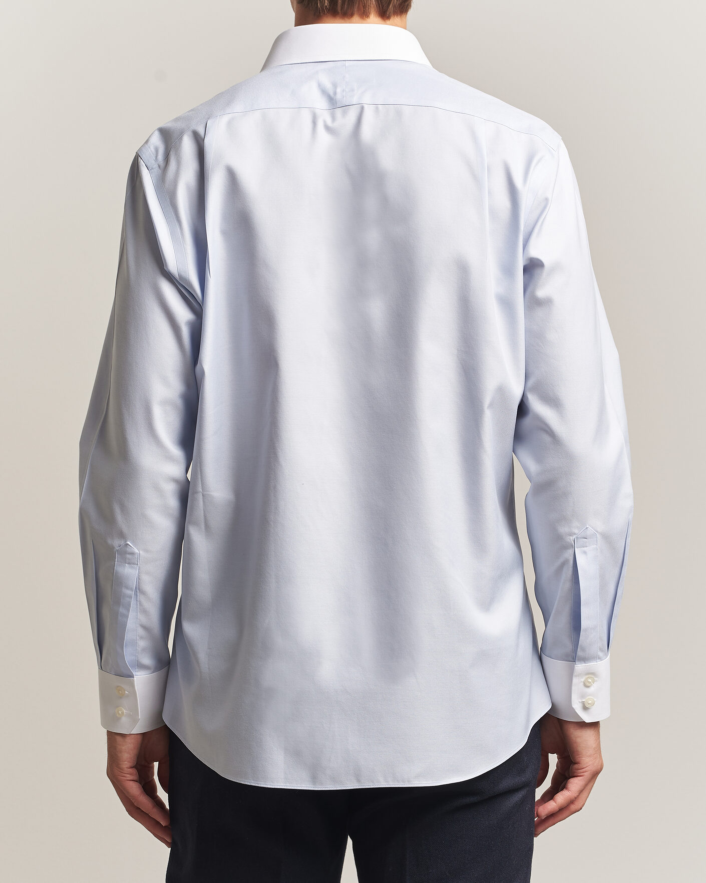 Heren | Overhemden | Charles Tyrwhitt | Slim Fit Non Iron Plain Winchester Shirt Light Blue