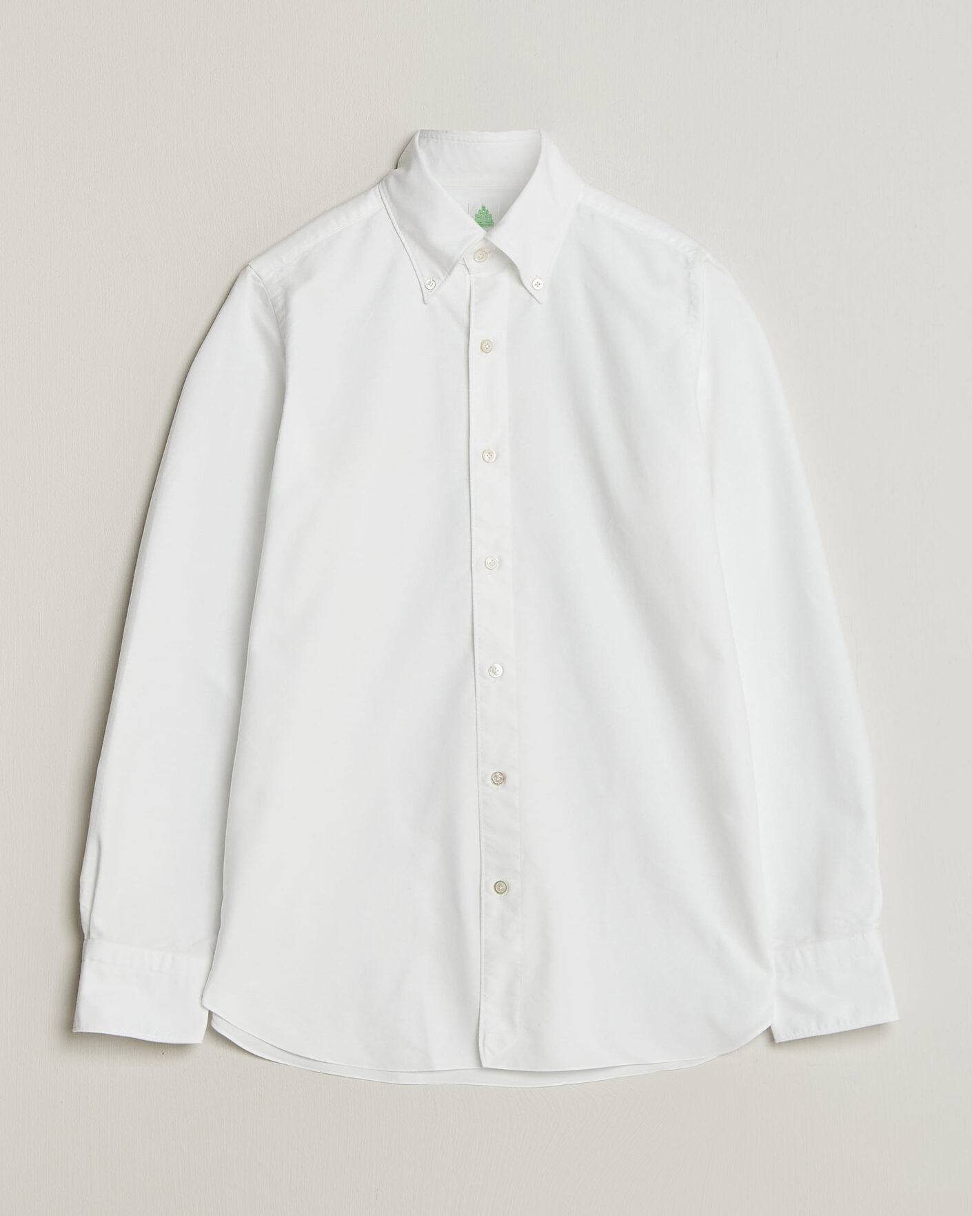 Heren | Overhemden | Finamore Napoli | Gaeta Oxford Button Down Shirt White