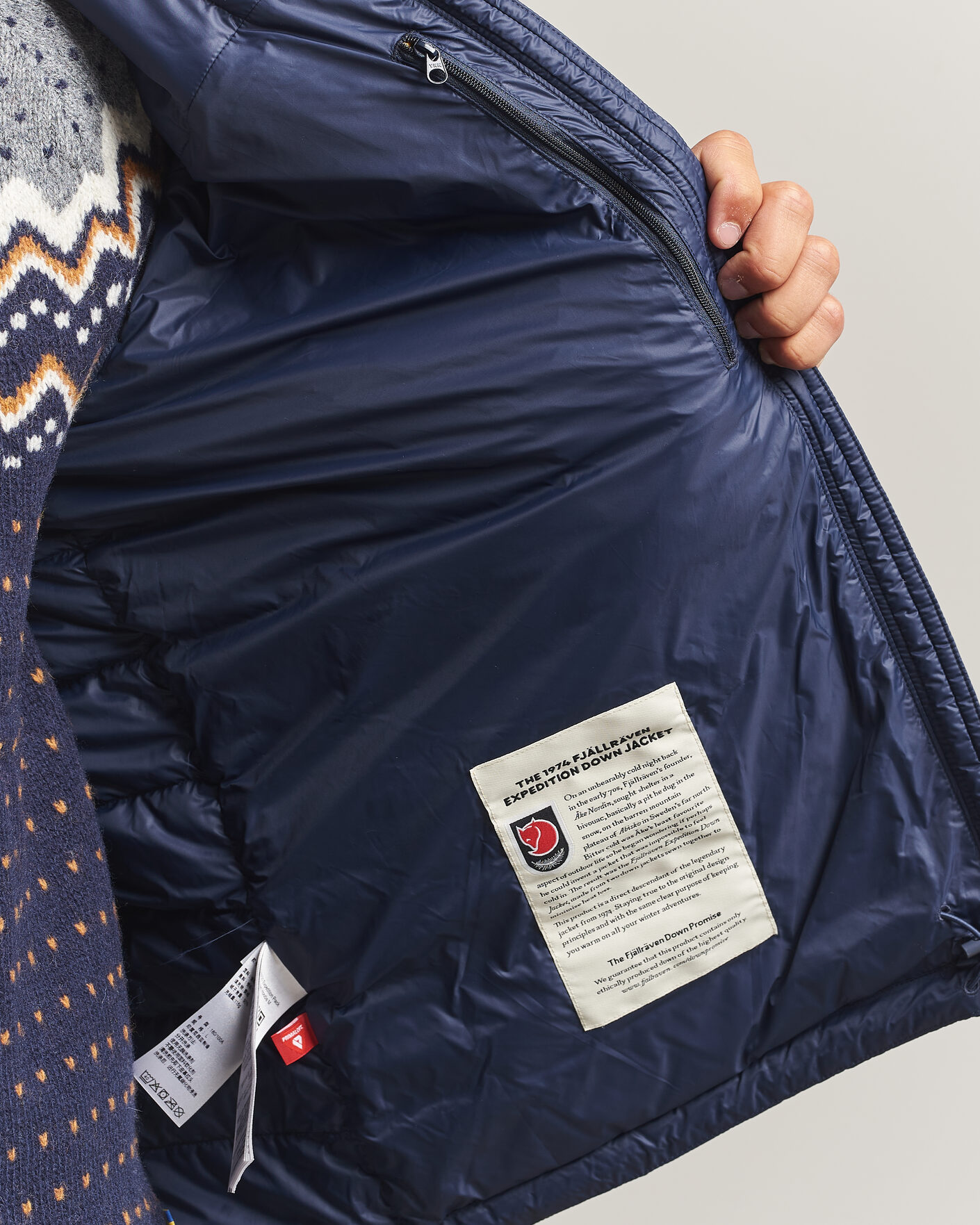 Heren | Jassen | Fjällräven | Expedition Pack Down Hoodie Navy