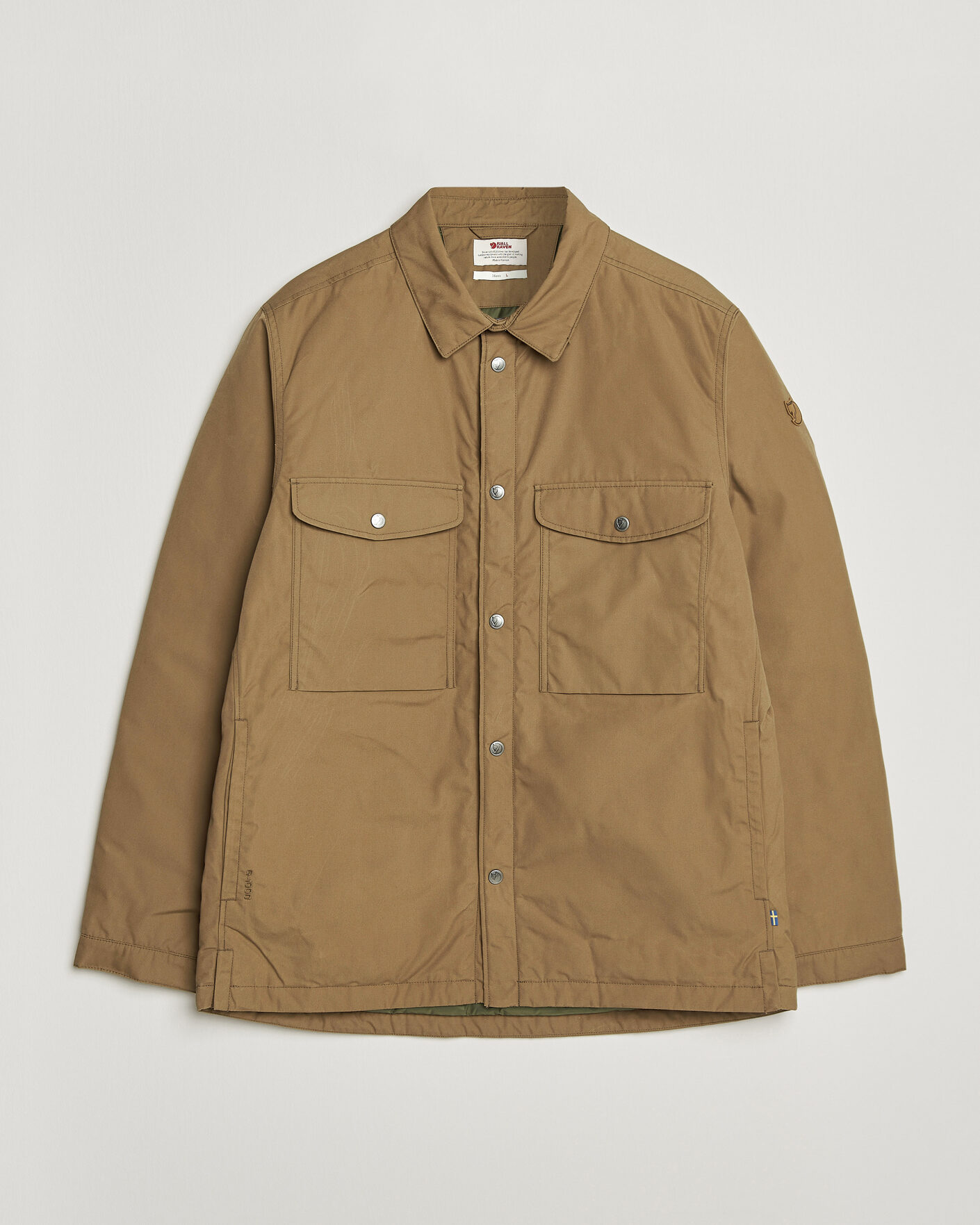 Heren | Jassen | Fjällräven | Övik Down Shirt Jacket Wood Brown