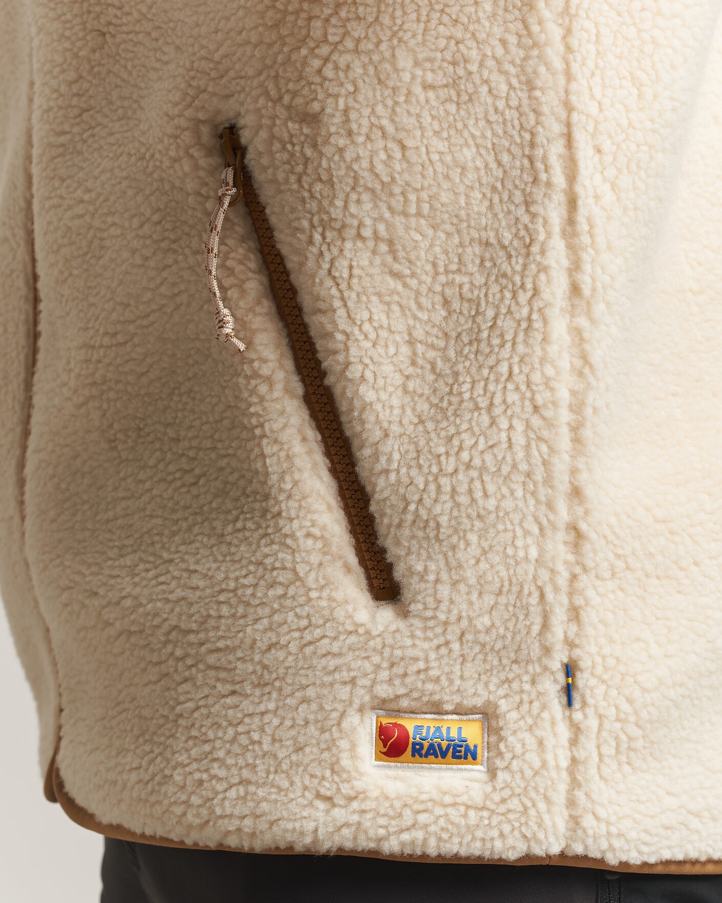 Heren | Truien | Fjällräven | Vardag Pile Fleece Zip Jacket Chalk White