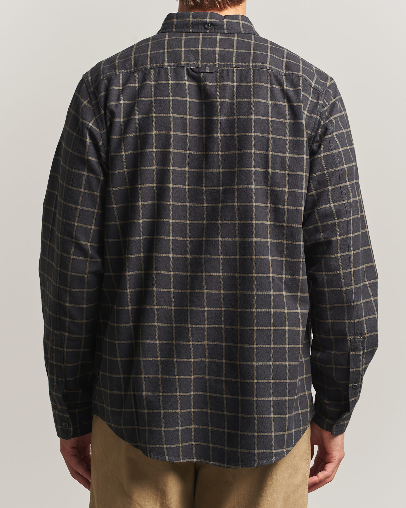 Heren | Overhemden | Fjällräven | Övik Flannel Shirt Dark Grey