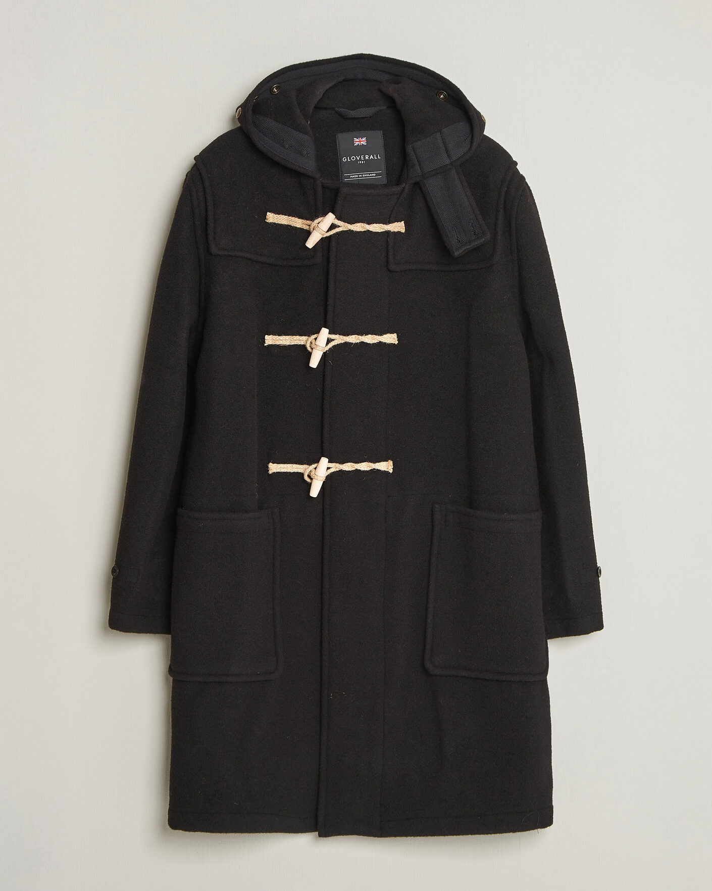 Heren | Jassen | Gloverall | 575 Monty Original Duffle Coat Black