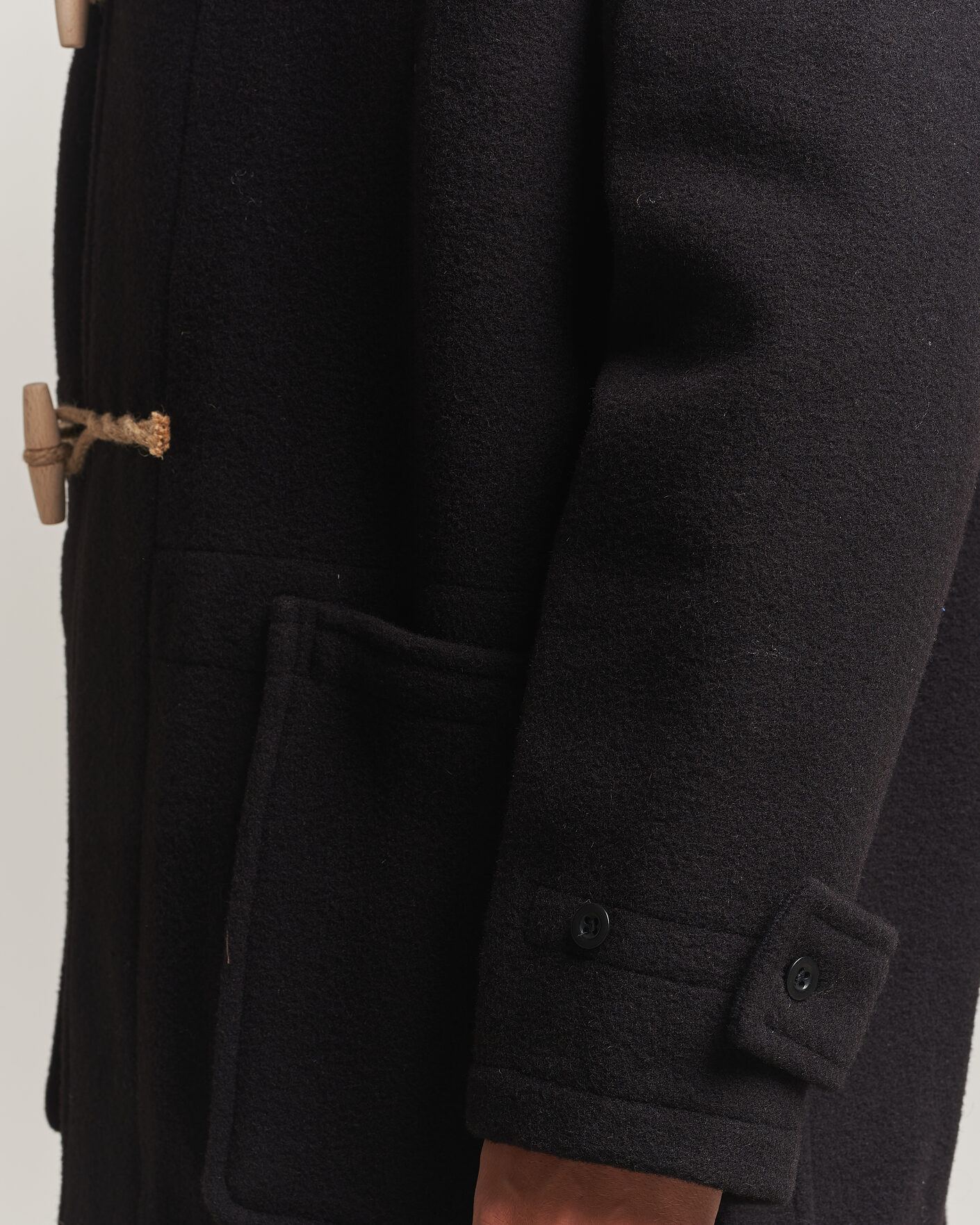 Heren | Jassen | Gloverall | 575 Monty Original Duffle Coat Black