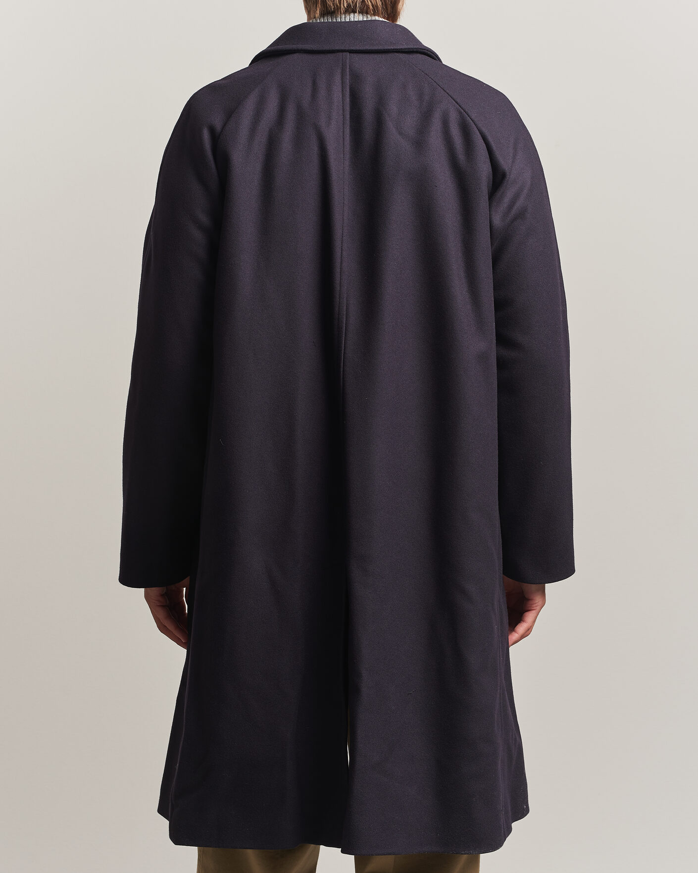 Heren | Jassen | Gloverall | Chesterfield Wool/Cashmere Refined Coat Navy