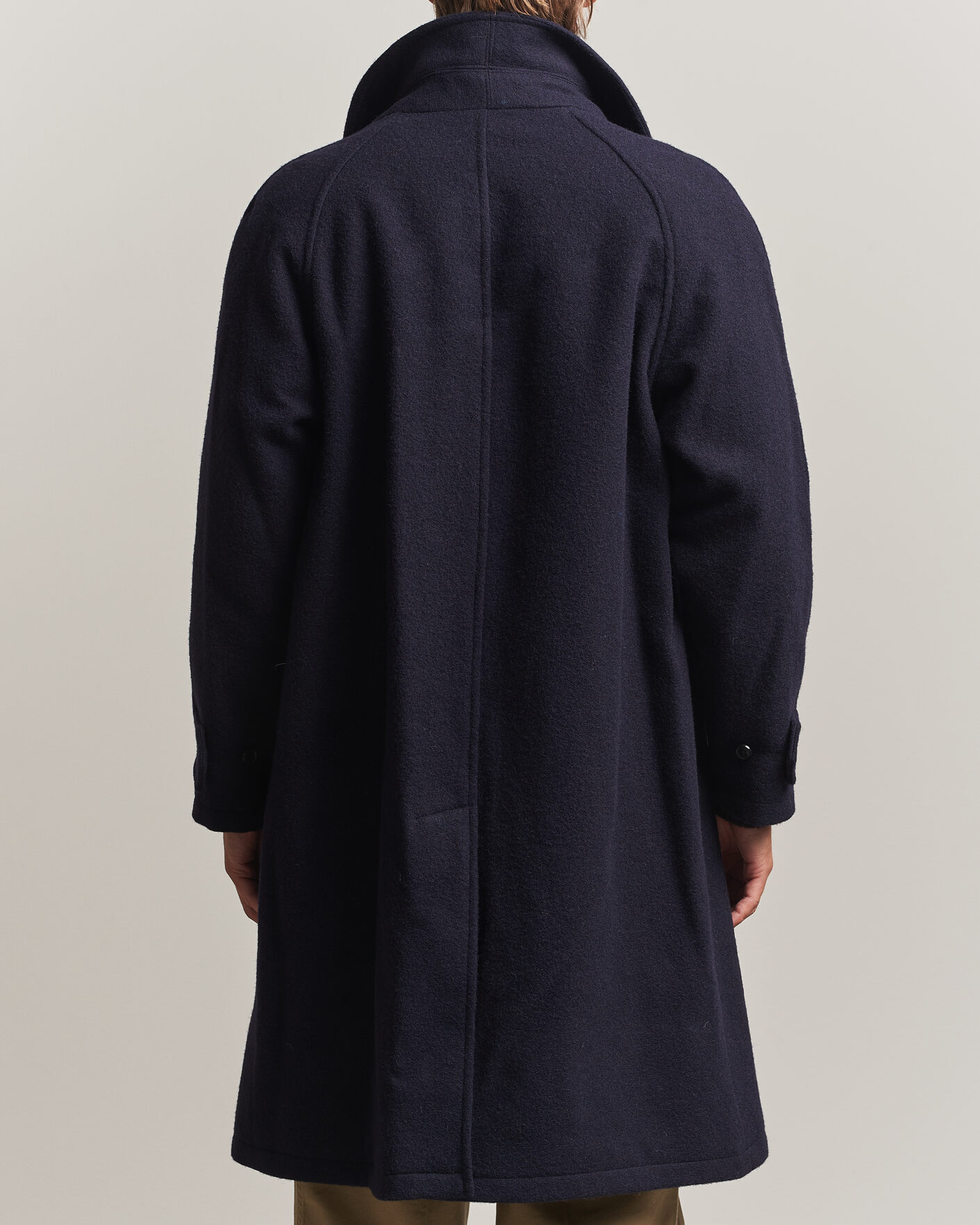 Heren | Jassen | Gloverall | Hynes Wool Coat Navy