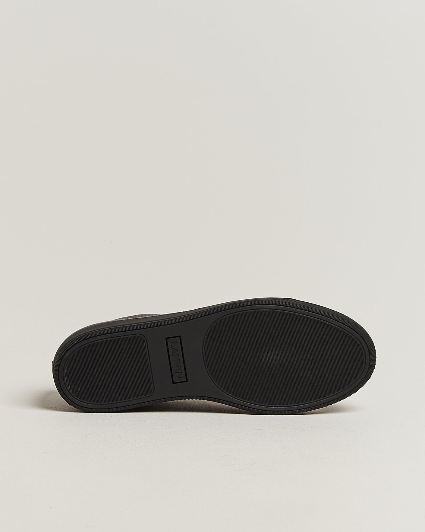 Heren | Sneakers | Lanvin | DBB1 Grain Leather Cap Toe Sneaker Black