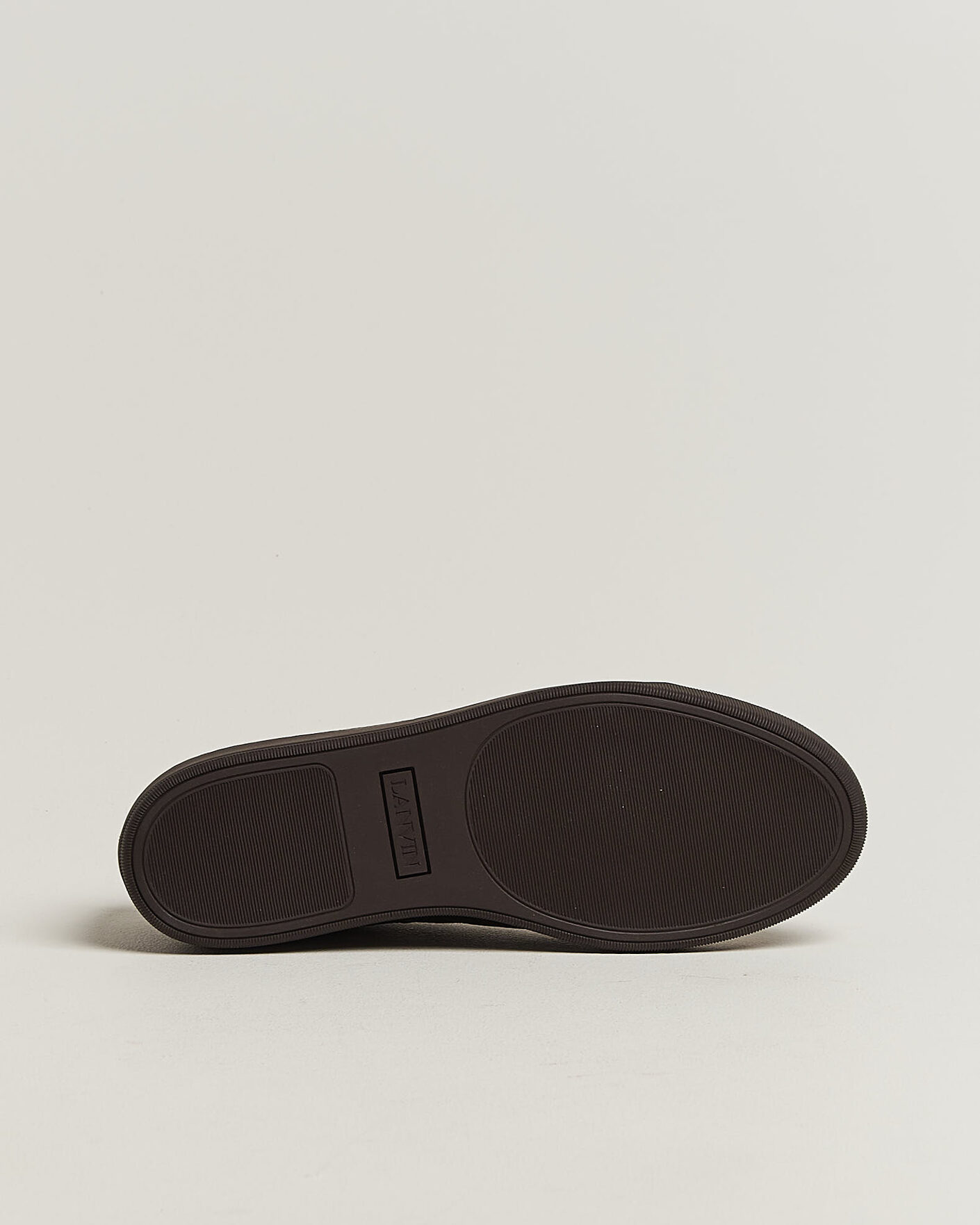 Heren | Sneakers | Lanvin | DBB1 Grain Leather Cap Toe Sneaker Brown
