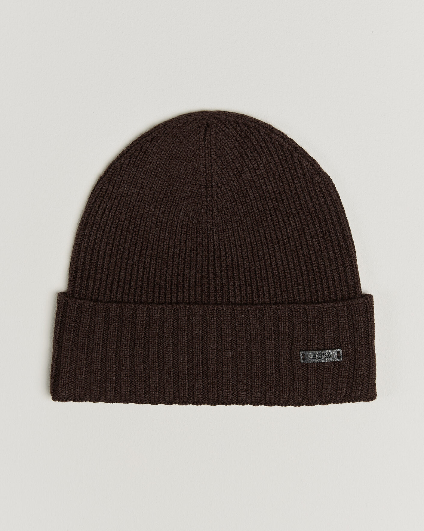 Heren | Mutsen | BOSS BLACK | Fati Wool Beanie Dark Brown