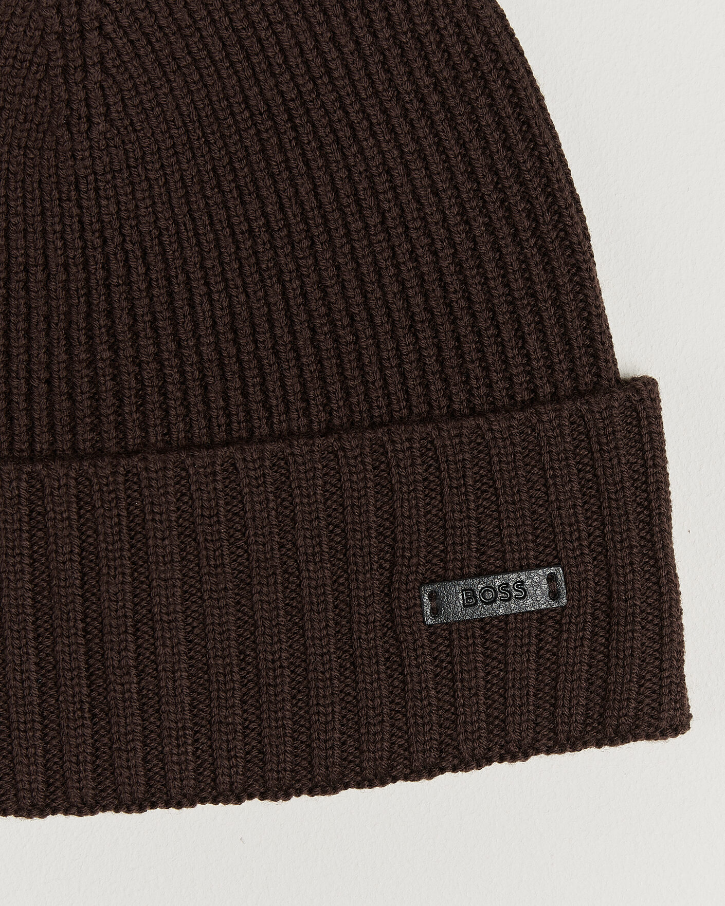 Heren | Mutsen | BOSS BLACK | Fati Wool Beanie Dark Brown
