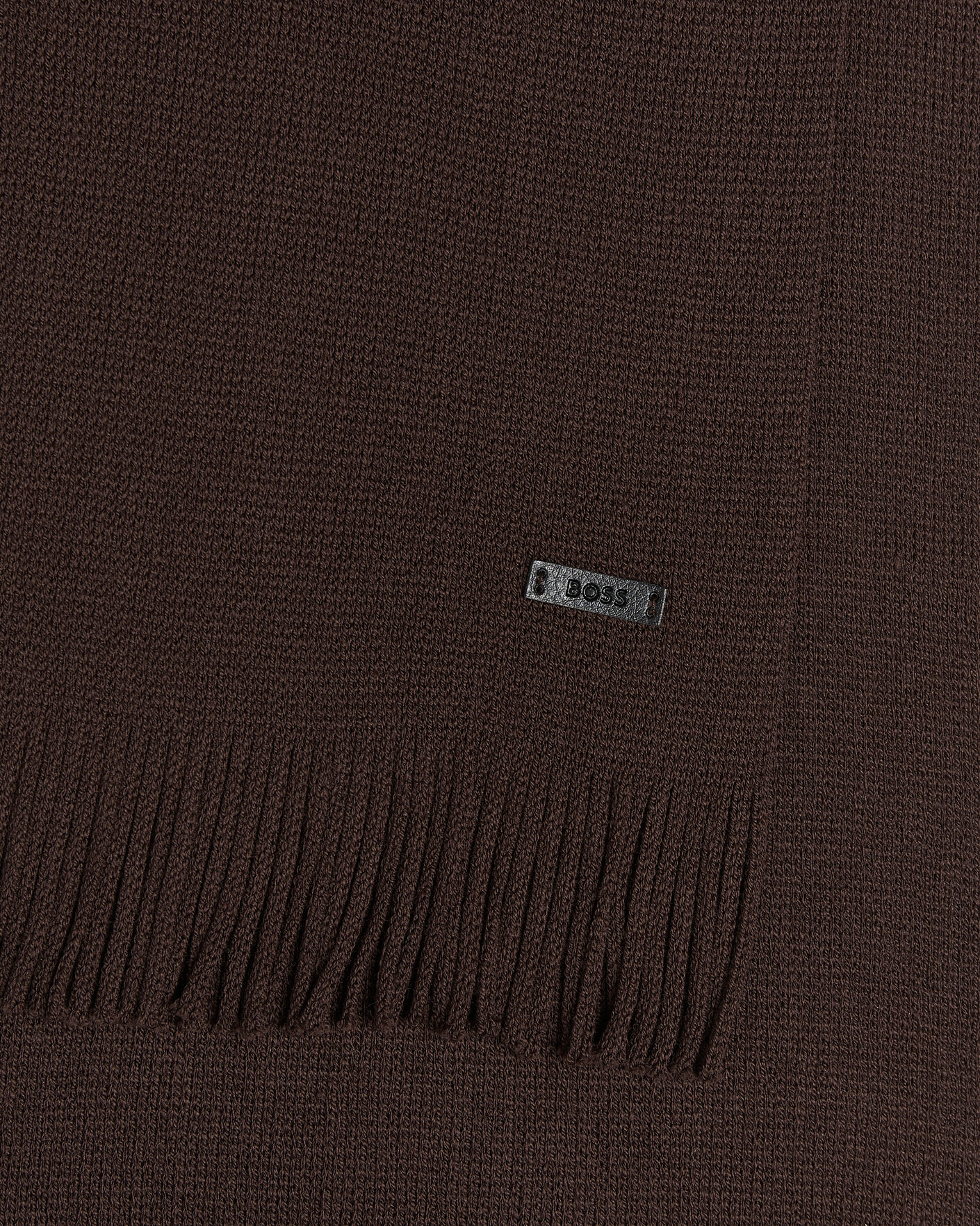 Heren | Sjaals | BOSS BLACK | Albas Wool Scarf Dark Brown