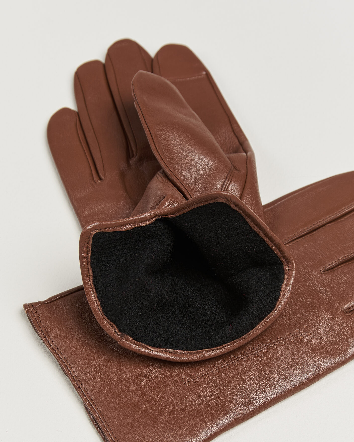 Heren | Handschoenen | BOSS BLACK | Hainz Leather Glove Medium Brown