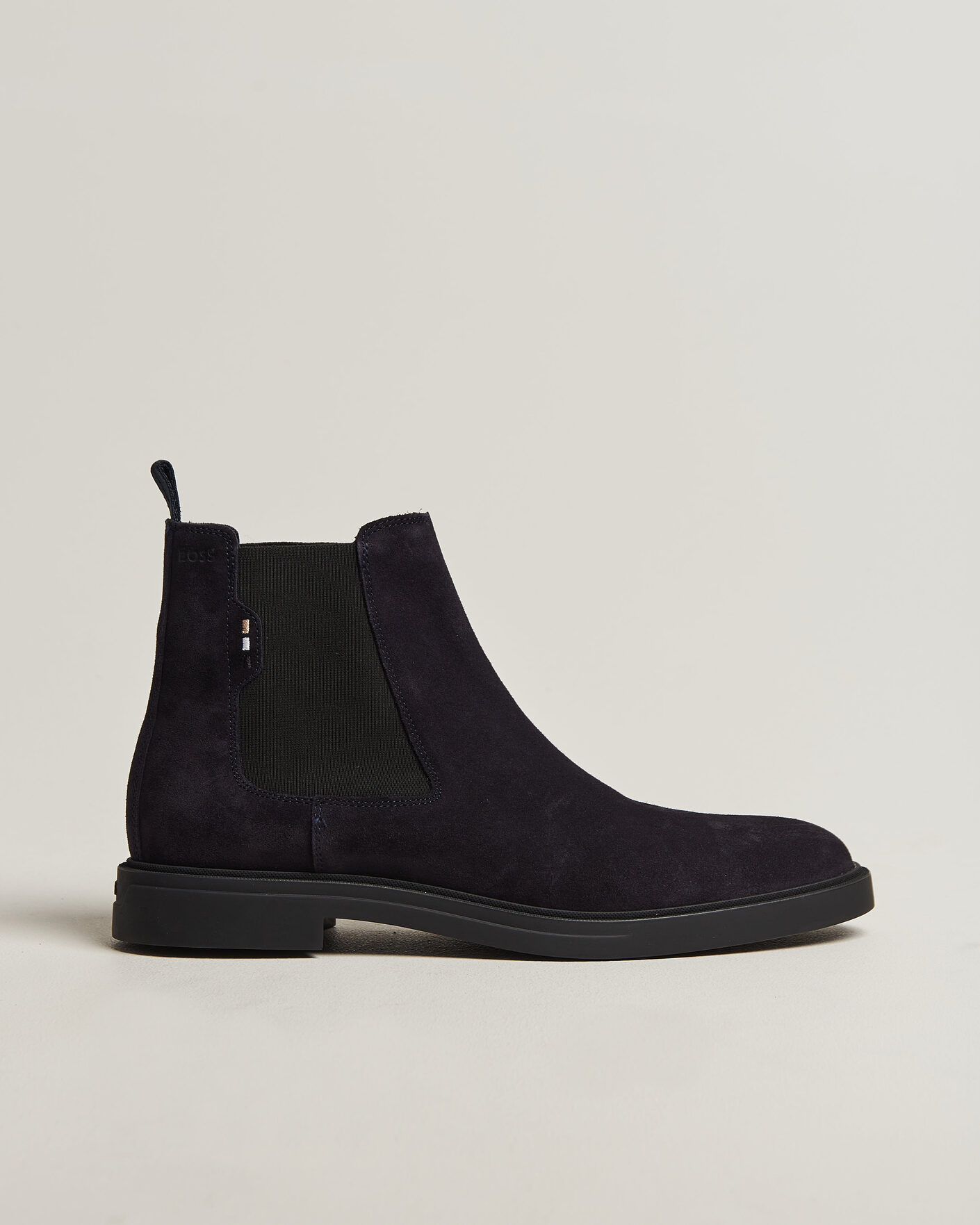 Heren | Laarzen | BOSS BLACK | Calev Suede Chelsea Boot Dark Blue