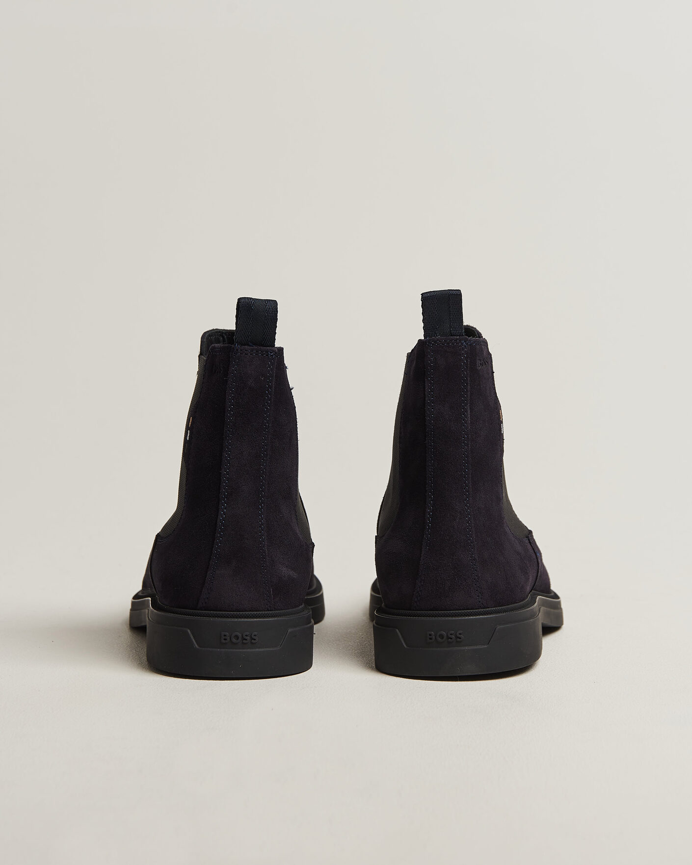 Heren | Laarzen | BOSS BLACK | Calev Suede Chelsea Boot Dark Blue