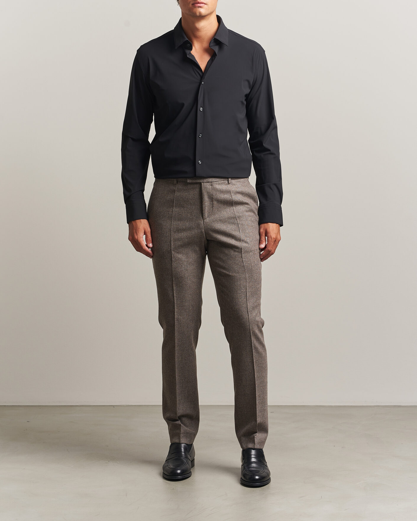 Heren | Overhemden | BOSS BLACK | Hank 4-Way Stretch Shirt Black