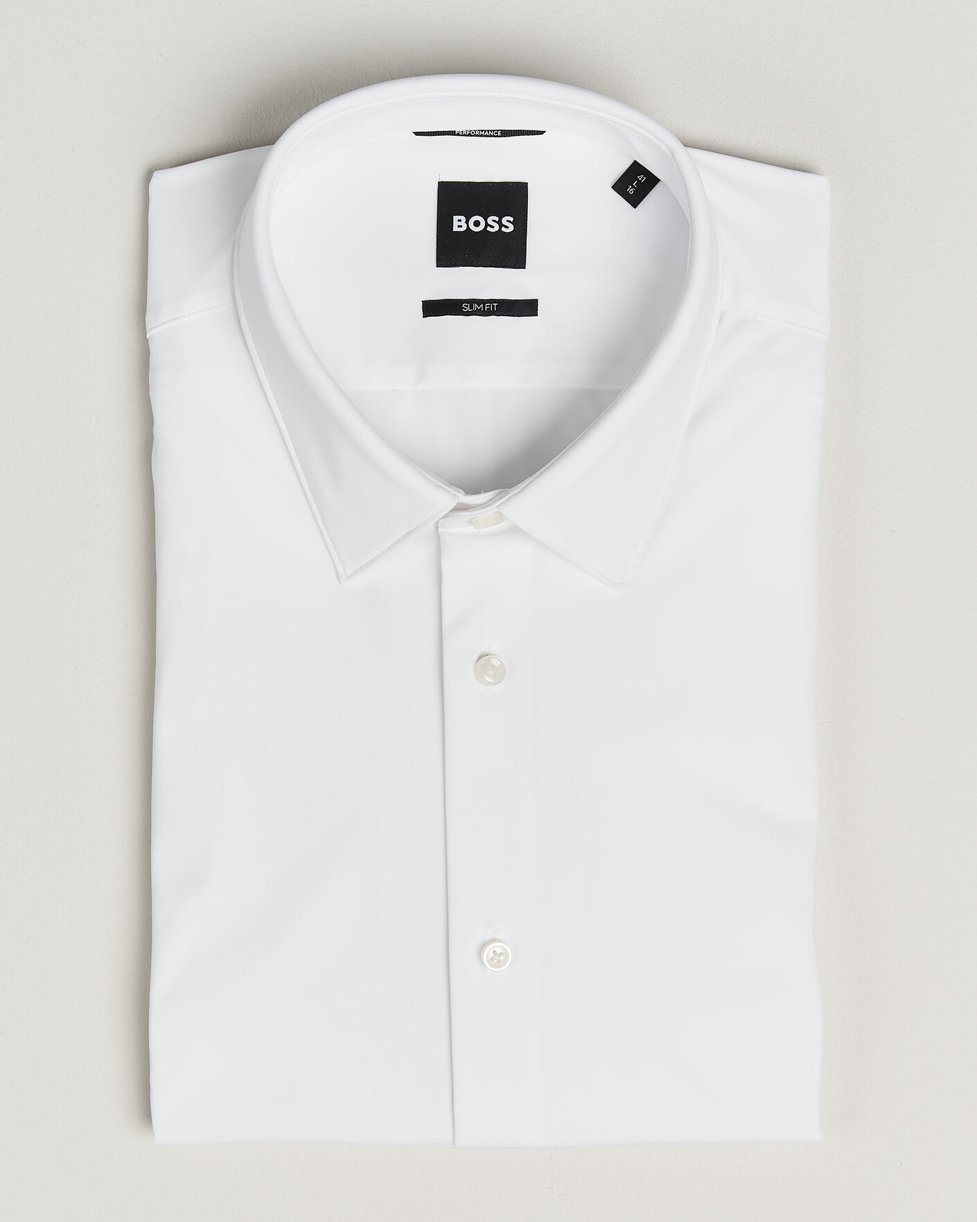 Heren | Overhemden | BOSS BLACK | Hank 4-Way Stretch Shirt White