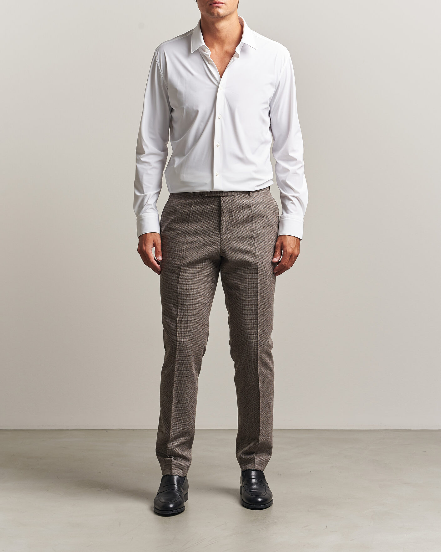 Heren | Overhemden | BOSS BLACK | Hank 4-Way Stretch Shirt White