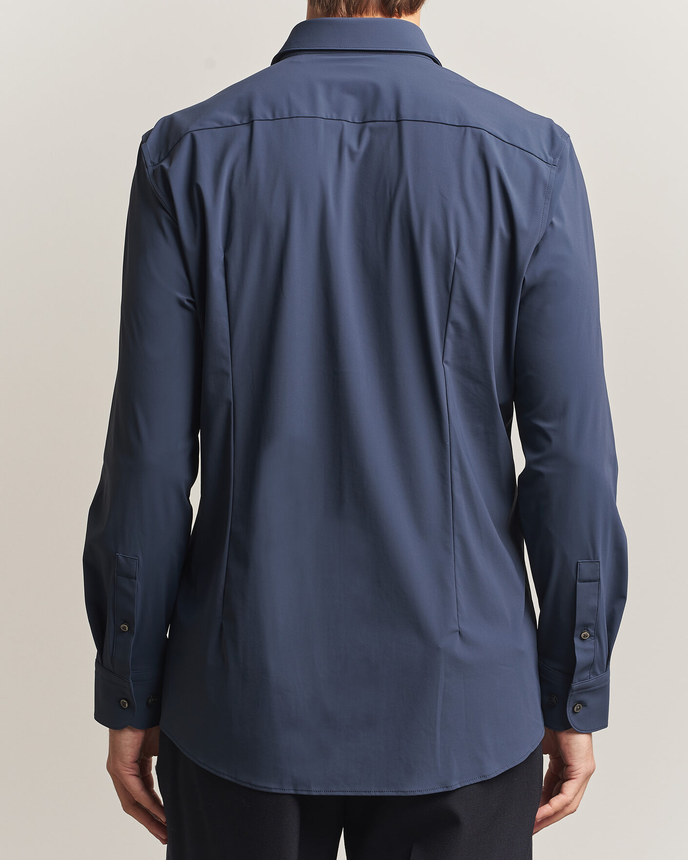Heren | Overhemden | BOSS BLACK | Hank 4-Way Stretch Shirt Dark Blue