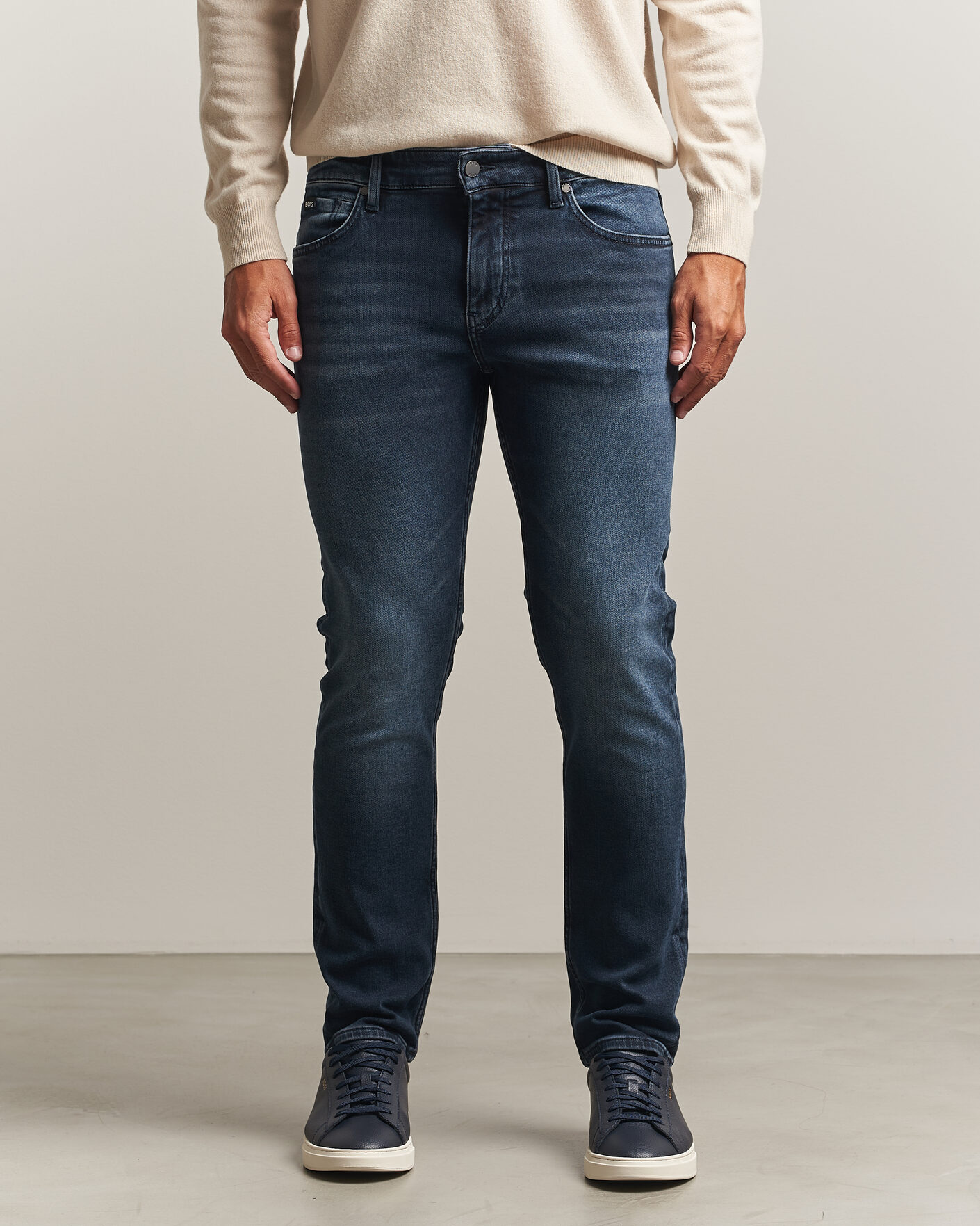 Heren | Jeans | BOSS BLACK | Delaware Jeans Navy