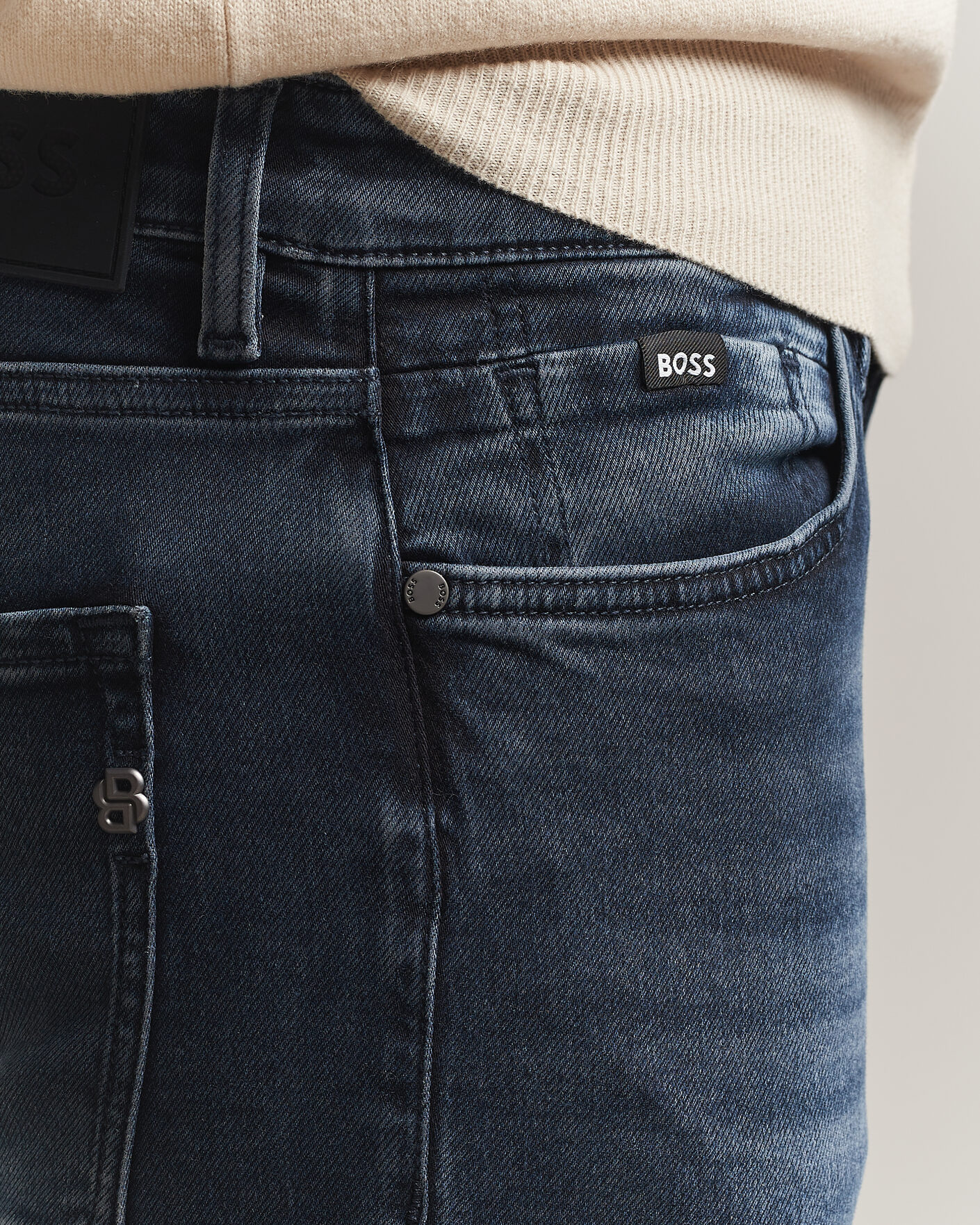 Heren | Jeans | BOSS BLACK | Delaware Jeans Navy