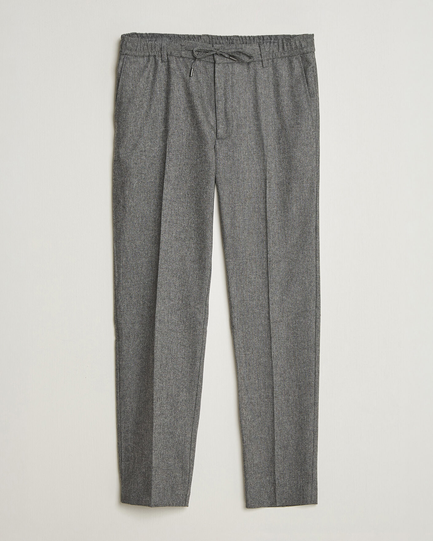 Heren | Broeken | BOSS BLACK | Kane Brushed Drawstring Trousers Medium Grey