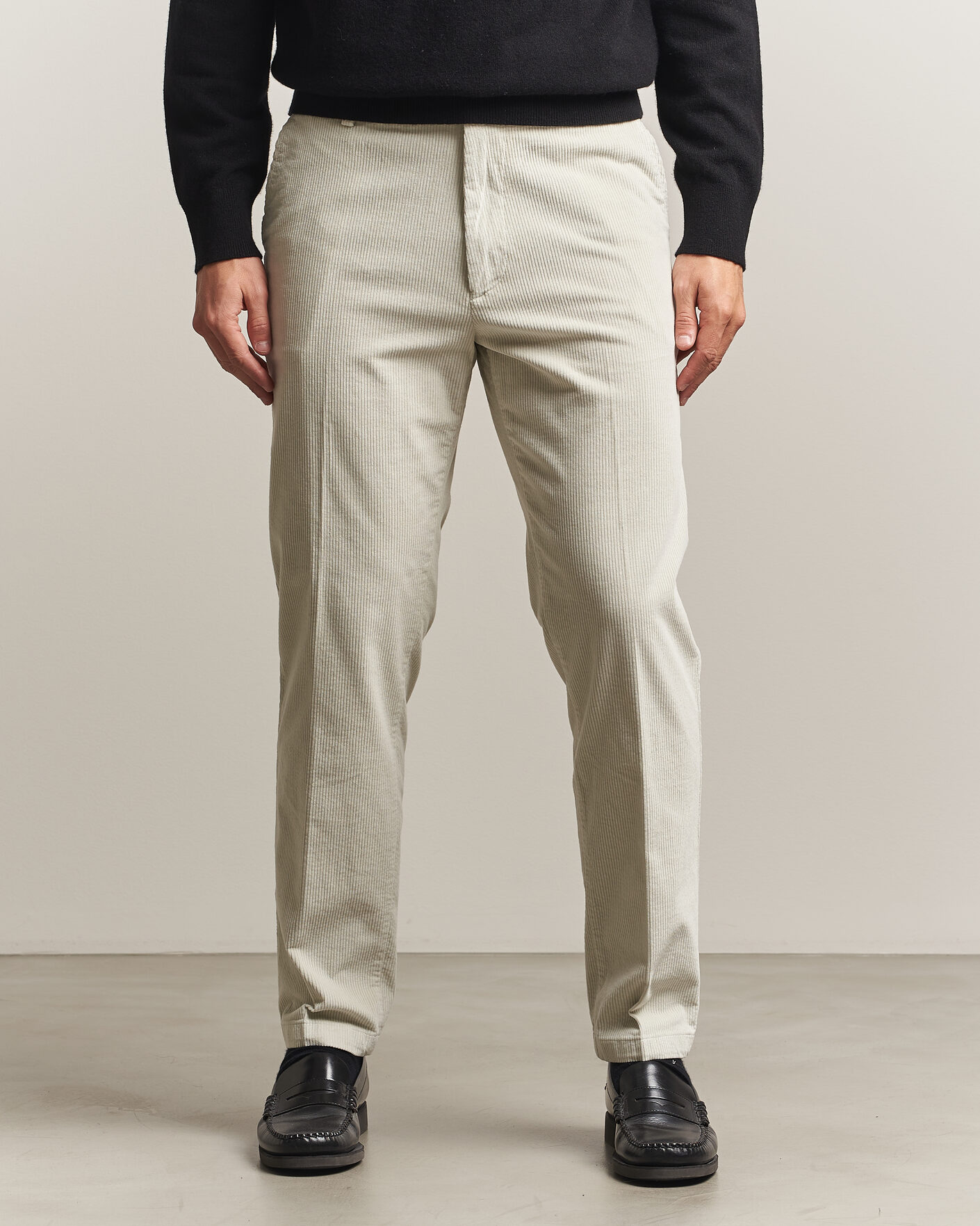 Heren | Broeken | BOSS BLACK | Kane Structured Cotton Chino Open White