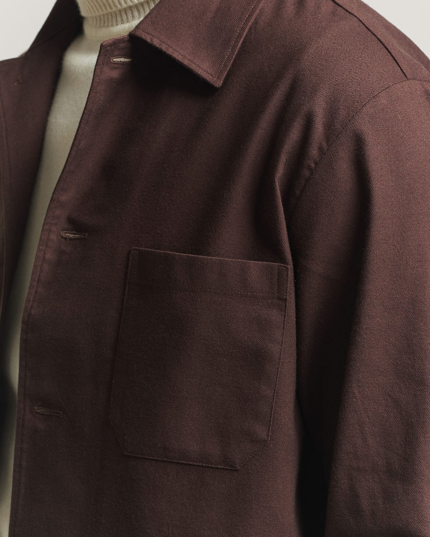 Heren | Overhemden | BOSS BLACK | Cai Cotton Overshirt Dark Brown