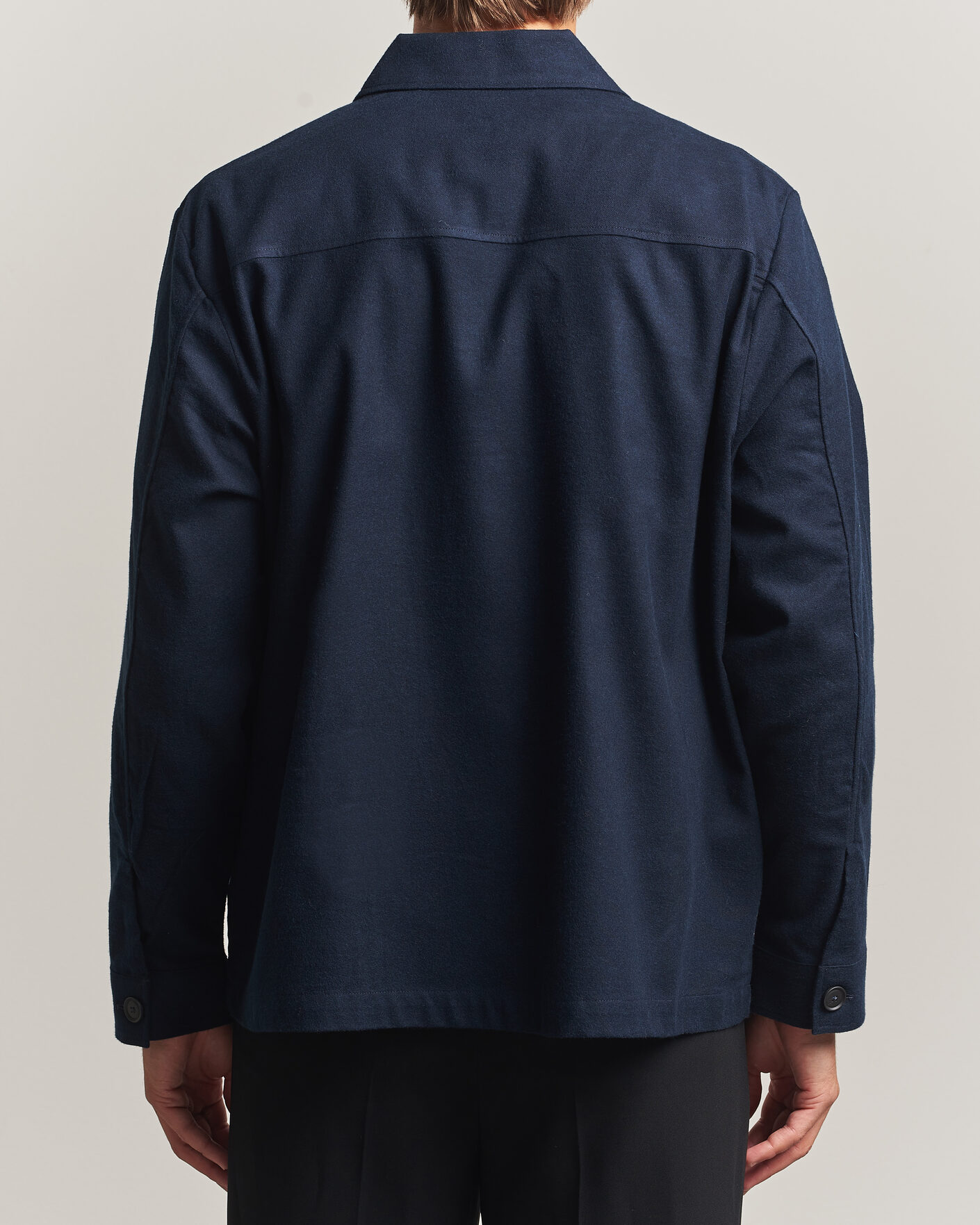 Heren | Overhemden | BOSS BLACK | Cai Cotton Overshirt Dark Blue