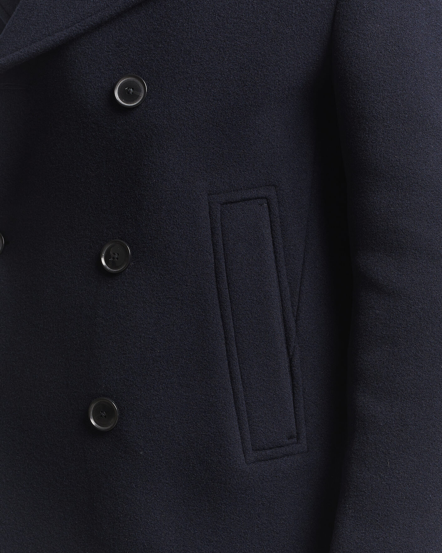 Heren | Jassen | BOSS BLACK | Hyde Wool Peacoat Dark Blue