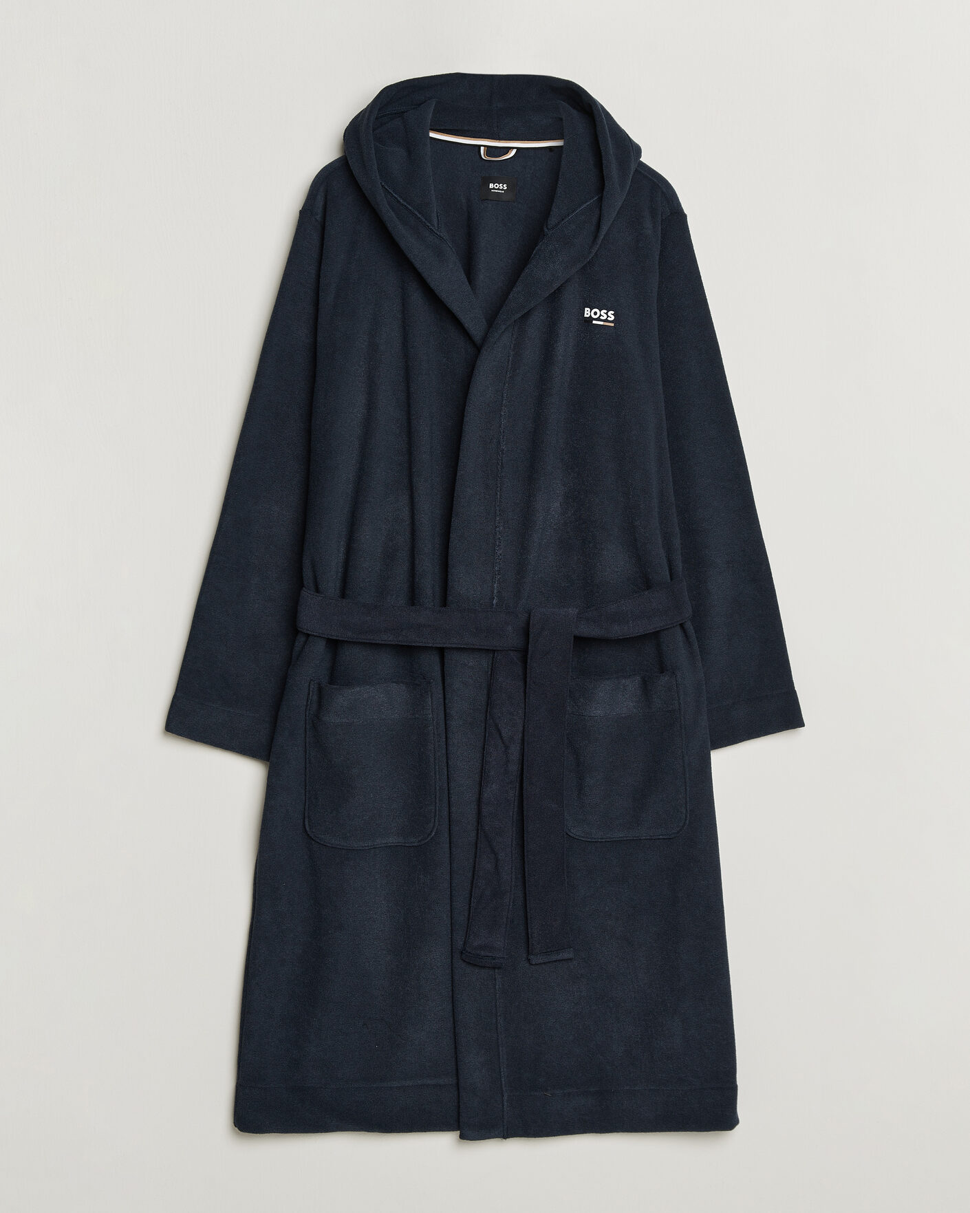 Heren | Pyjama's en gewaden | BOSS BLACK | Terry Robe Dark Blue