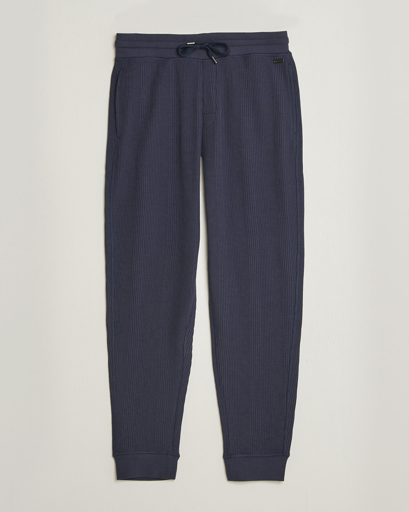 Heren | Broeken | BOSS BLACK | Structured Loungewear Sweatpants Dark Blue