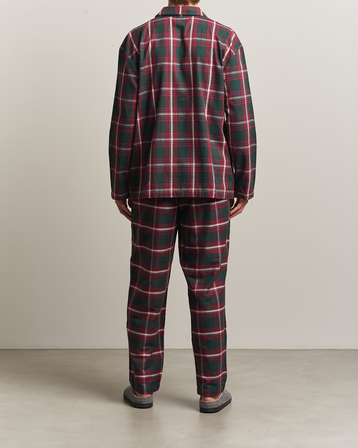 Heren | Pyjama's en gewaden | BOSS BLACK | Checked Flannel Pyjama Set Open Red