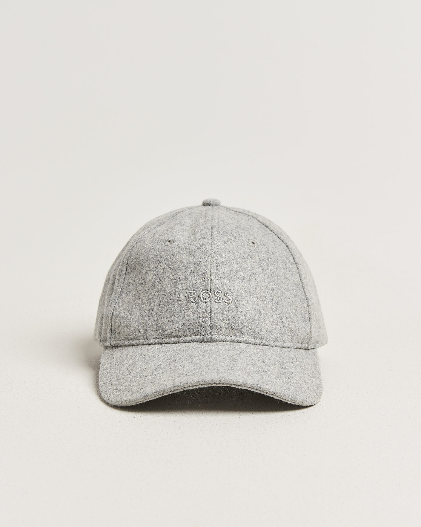 Heren | Hoeden en petten | BOSS ORANGE | Derrel Wool Cap Open Grey