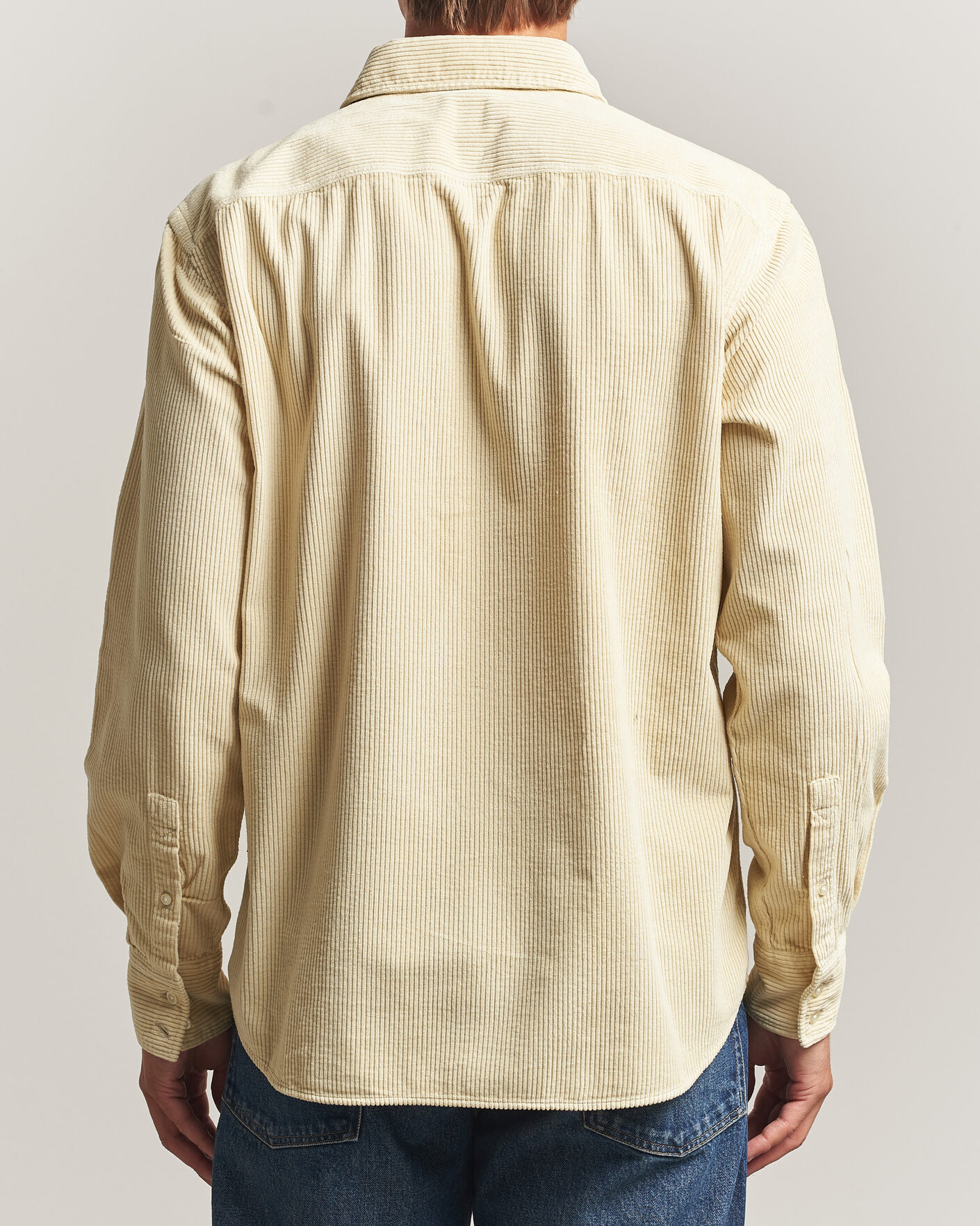 Heren | Overhemden | BOSS ORANGE | Relegant Corduroy Shirt Light Beige