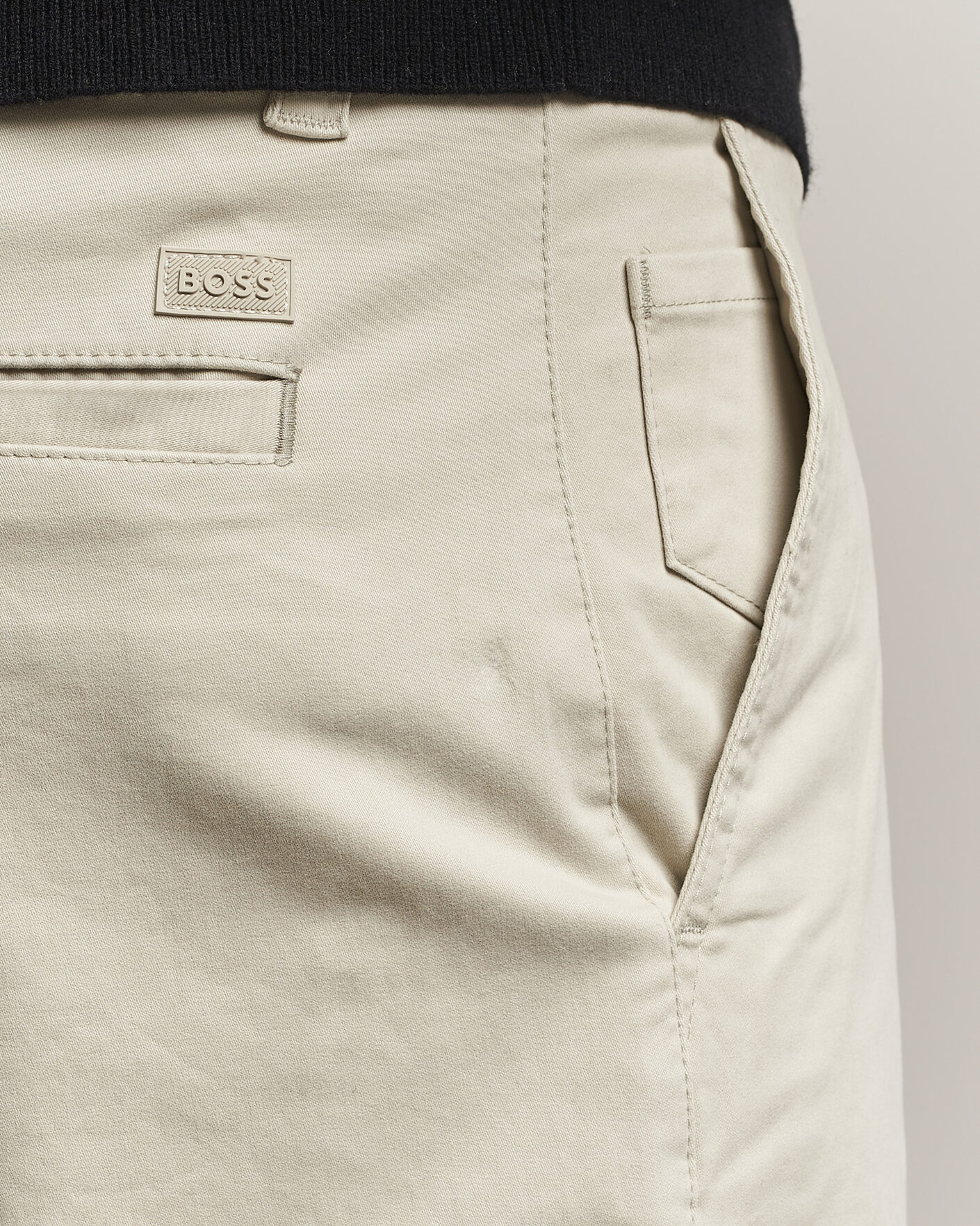 Heren | Broeken | BOSS ORANGE | Cotton Chino Light Beige