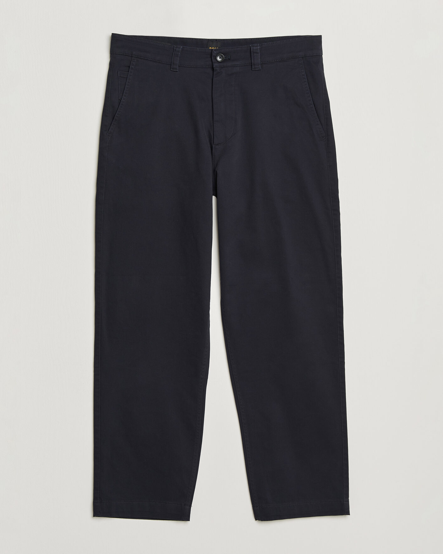 Heren | Broeken | BOSS ORANGE | Cotton Chino Dark Blue