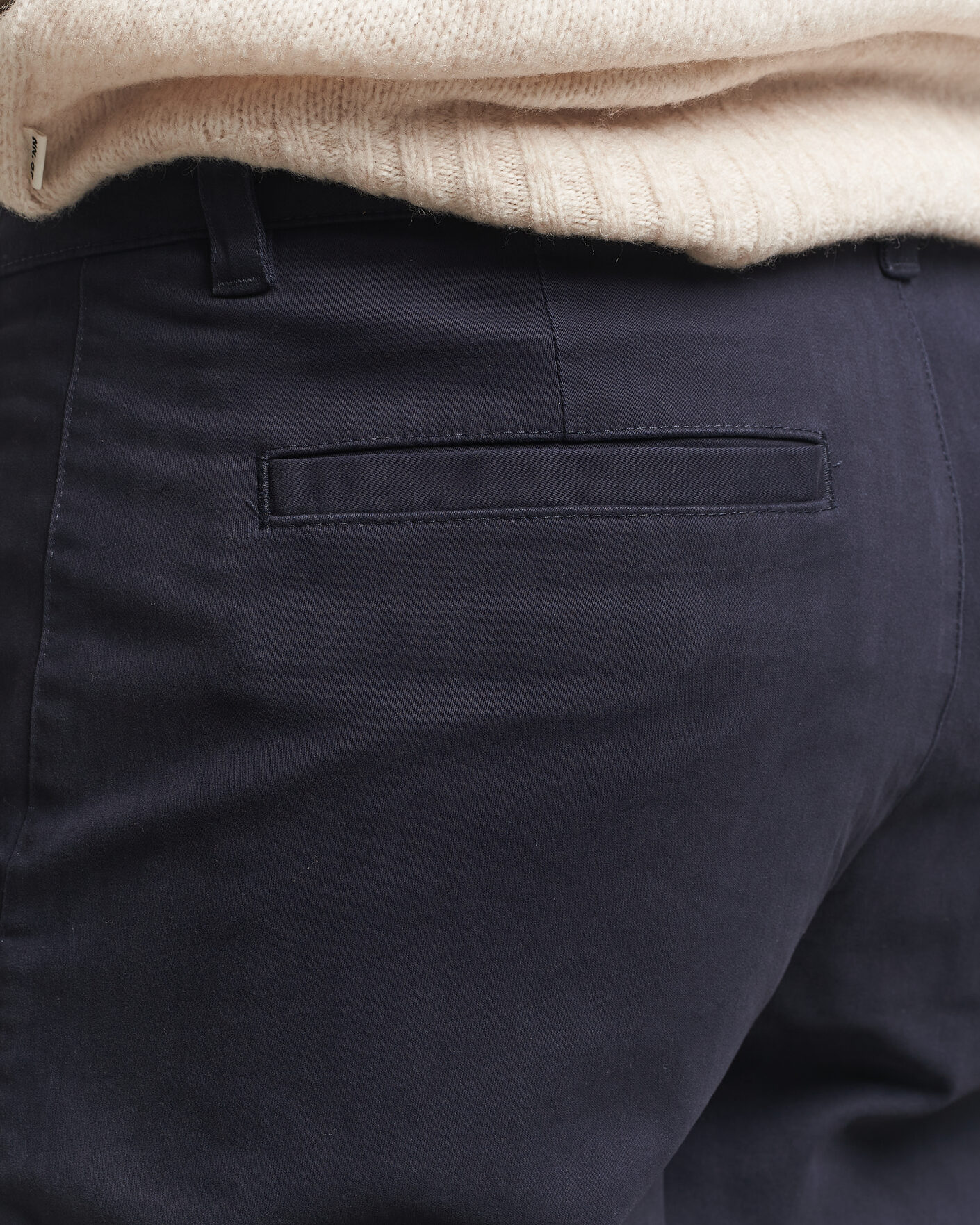 Heren | Broeken | BOSS ORANGE | Cotton Chino Dark Blue
