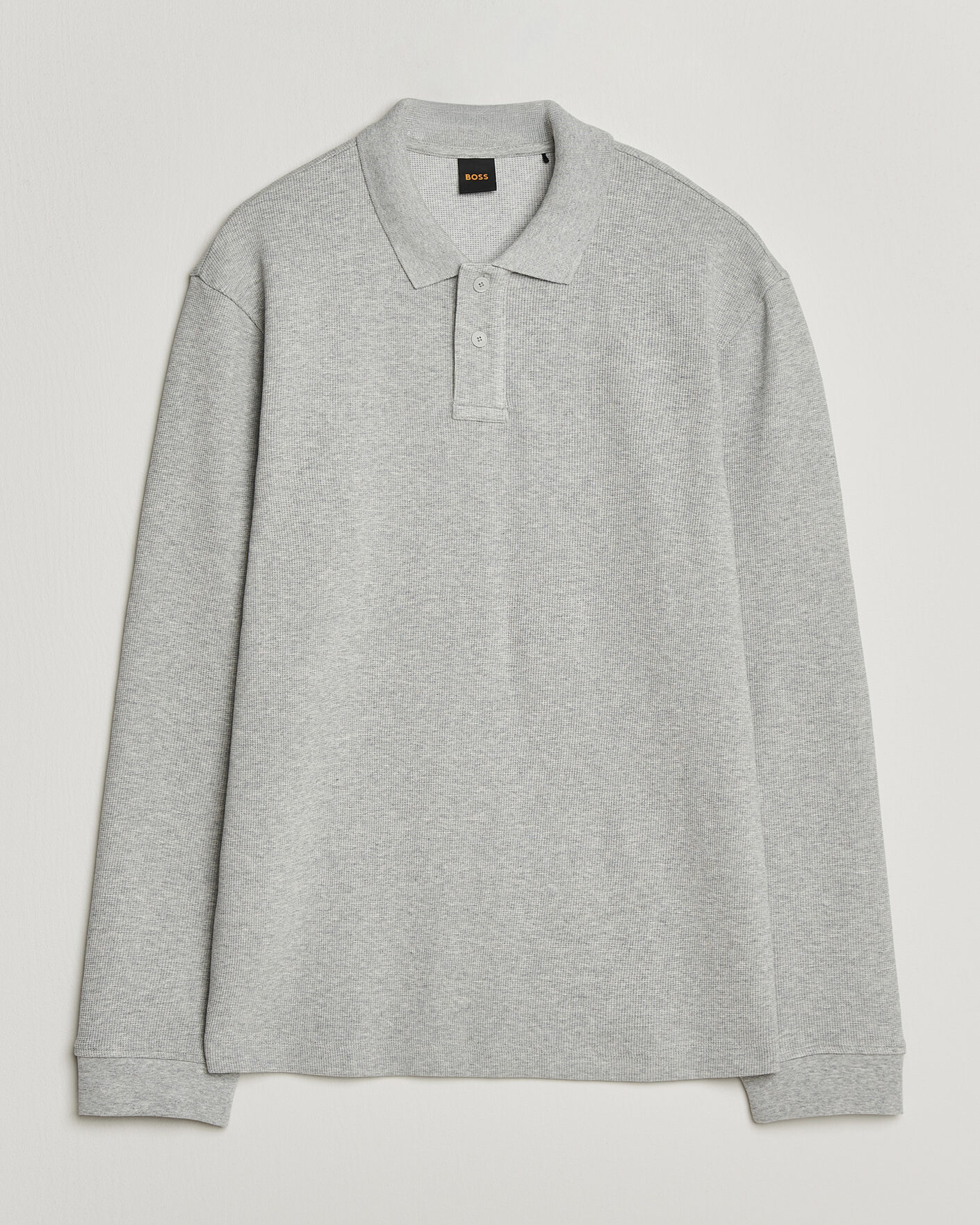 Heren | Truien | BOSS ORANGE | Petempesto Polo Sweater Open Grey