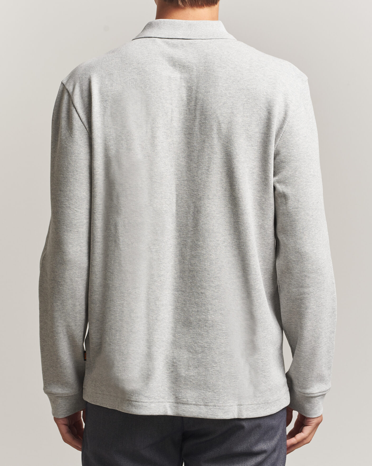 Heren | Truien | BOSS ORANGE | Petempesto Polo Sweater Open Grey