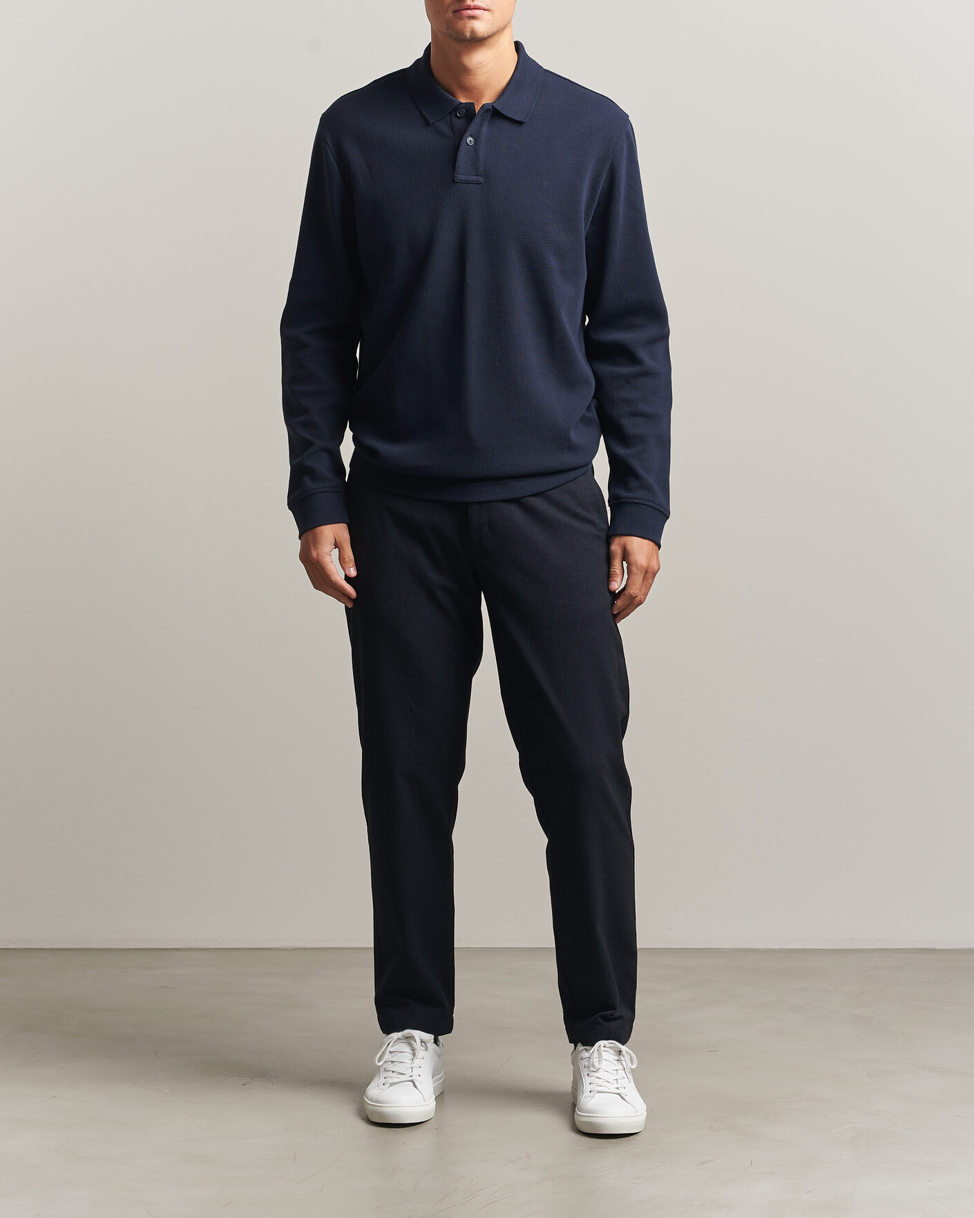 Heren | Truien | BOSS ORANGE | Petempesto Polo Sweater Dark Blue