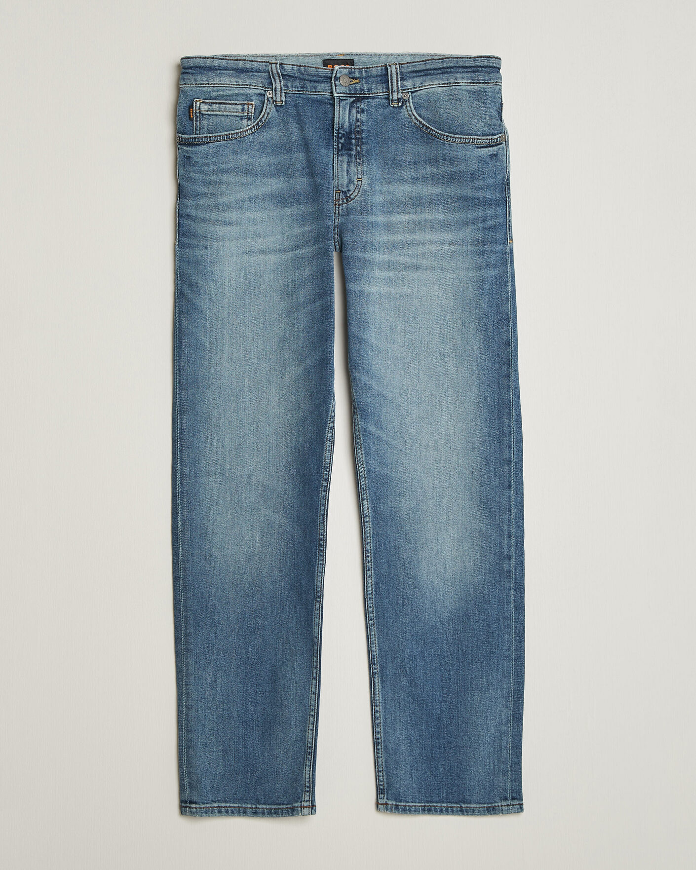 Heren | Jeans | BOSS ORANGE | Ogden Regular Fit Jeans Medium Blue