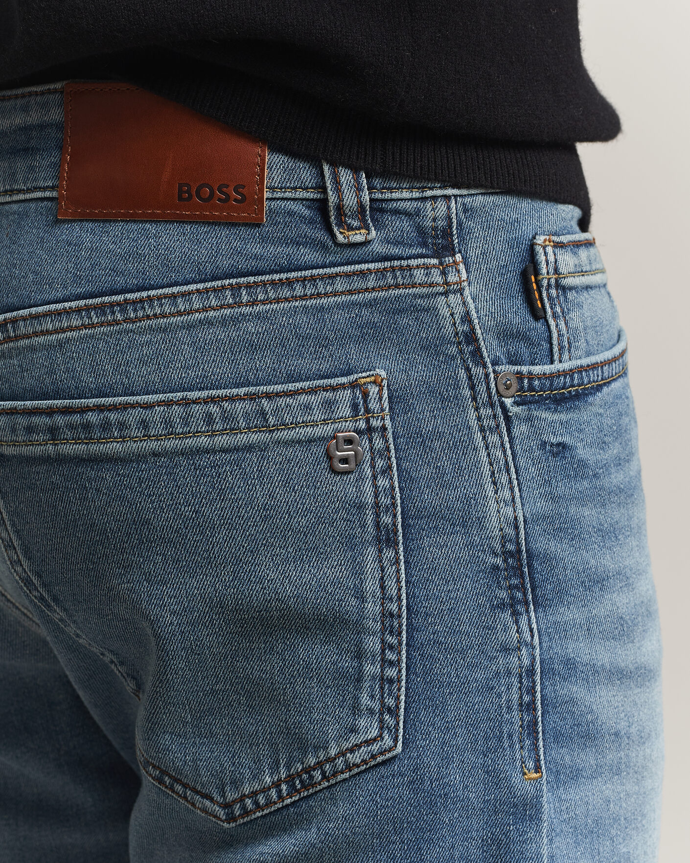 Heren | Jeans | BOSS ORANGE | Ogden Regular Fit Jeans Medium Blue
