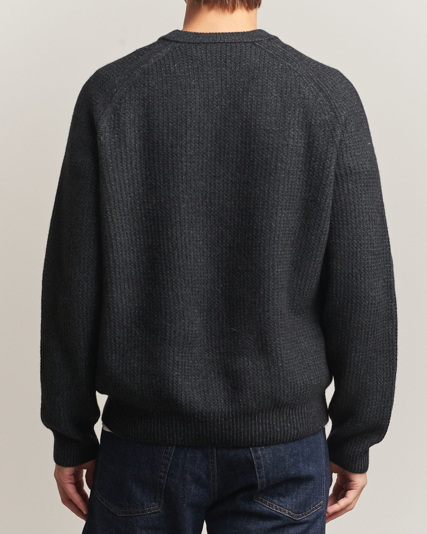 Heren | Truien | BOSS ORANGE | Kepler Wool Knitted Sweater Black