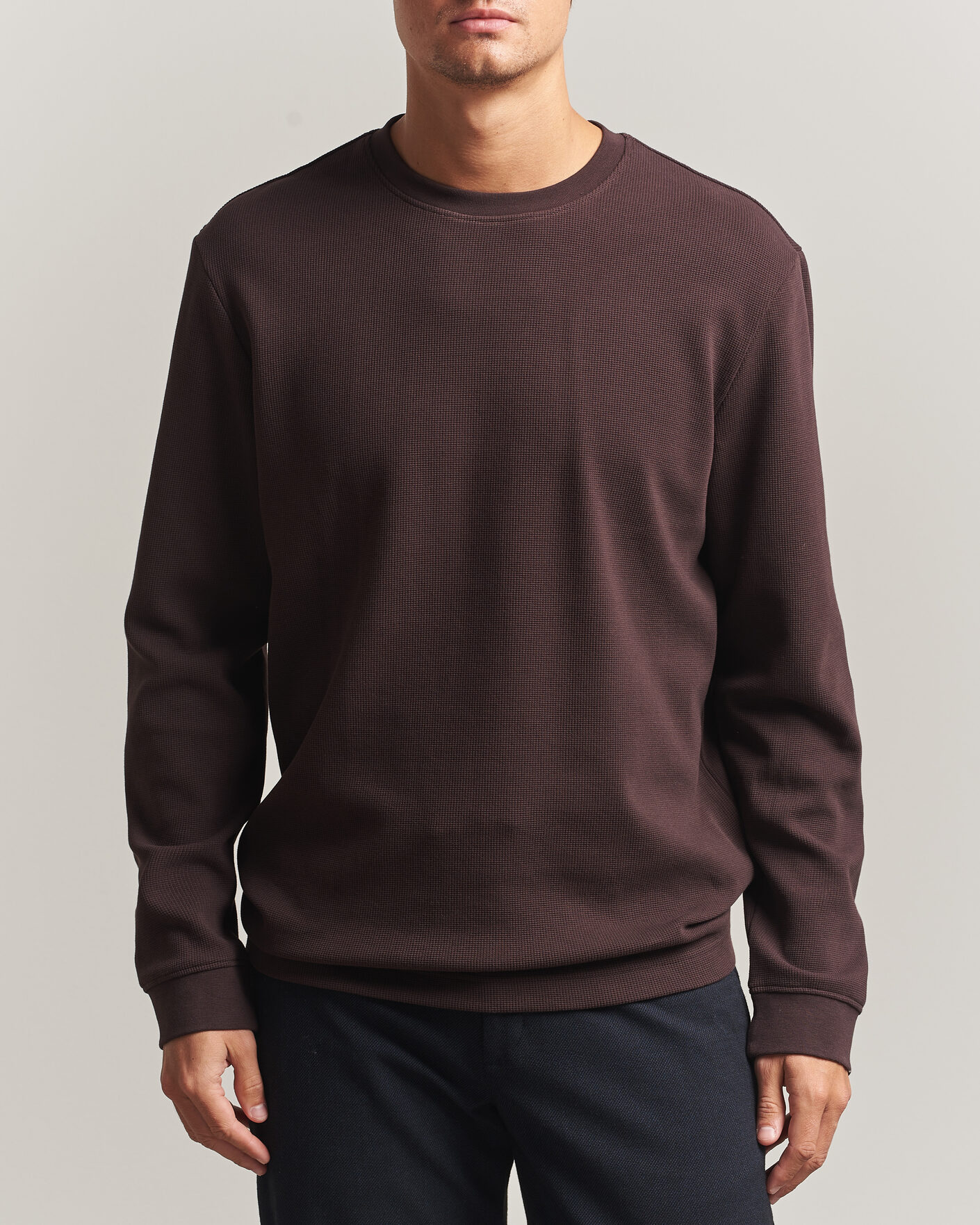 Heren | Truien | BOSS ORANGE | Tempesto Sweater Dark Brown